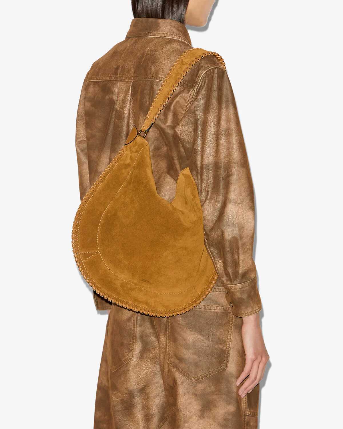 Oskan Hobo Soft Bag in Cognac