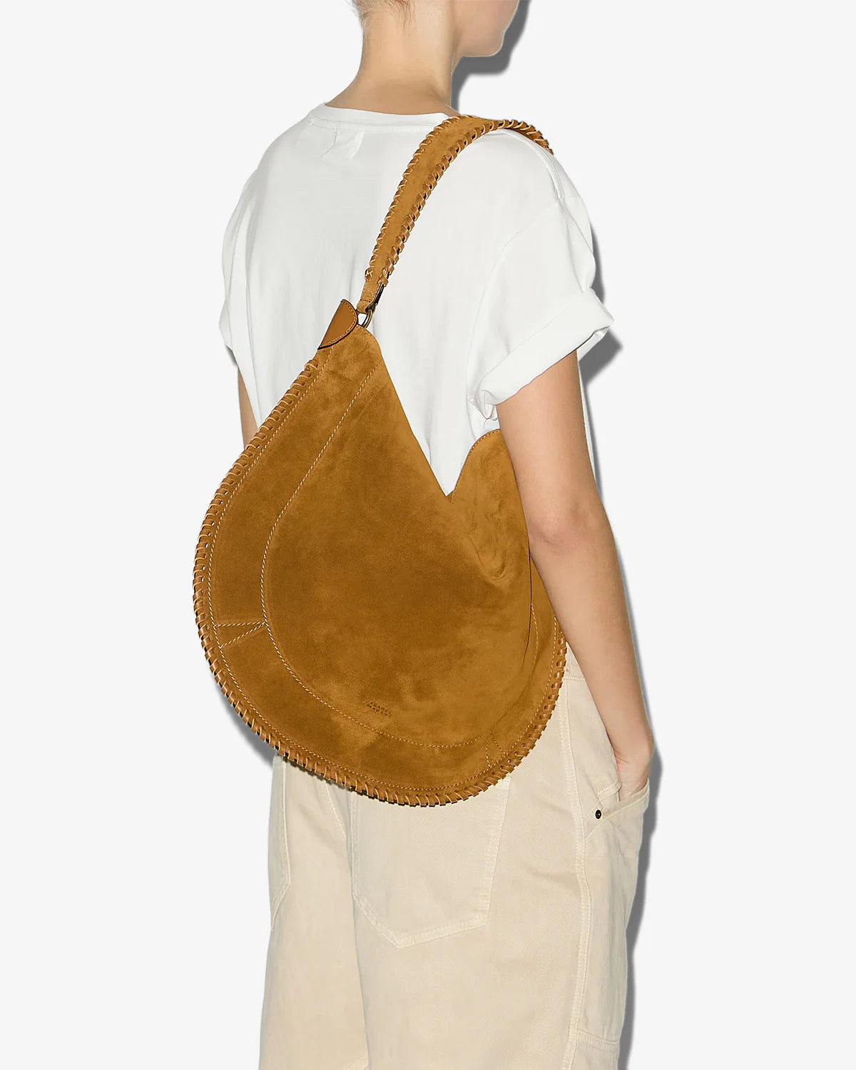 Oskan Hobo Soft Bag in Cognac