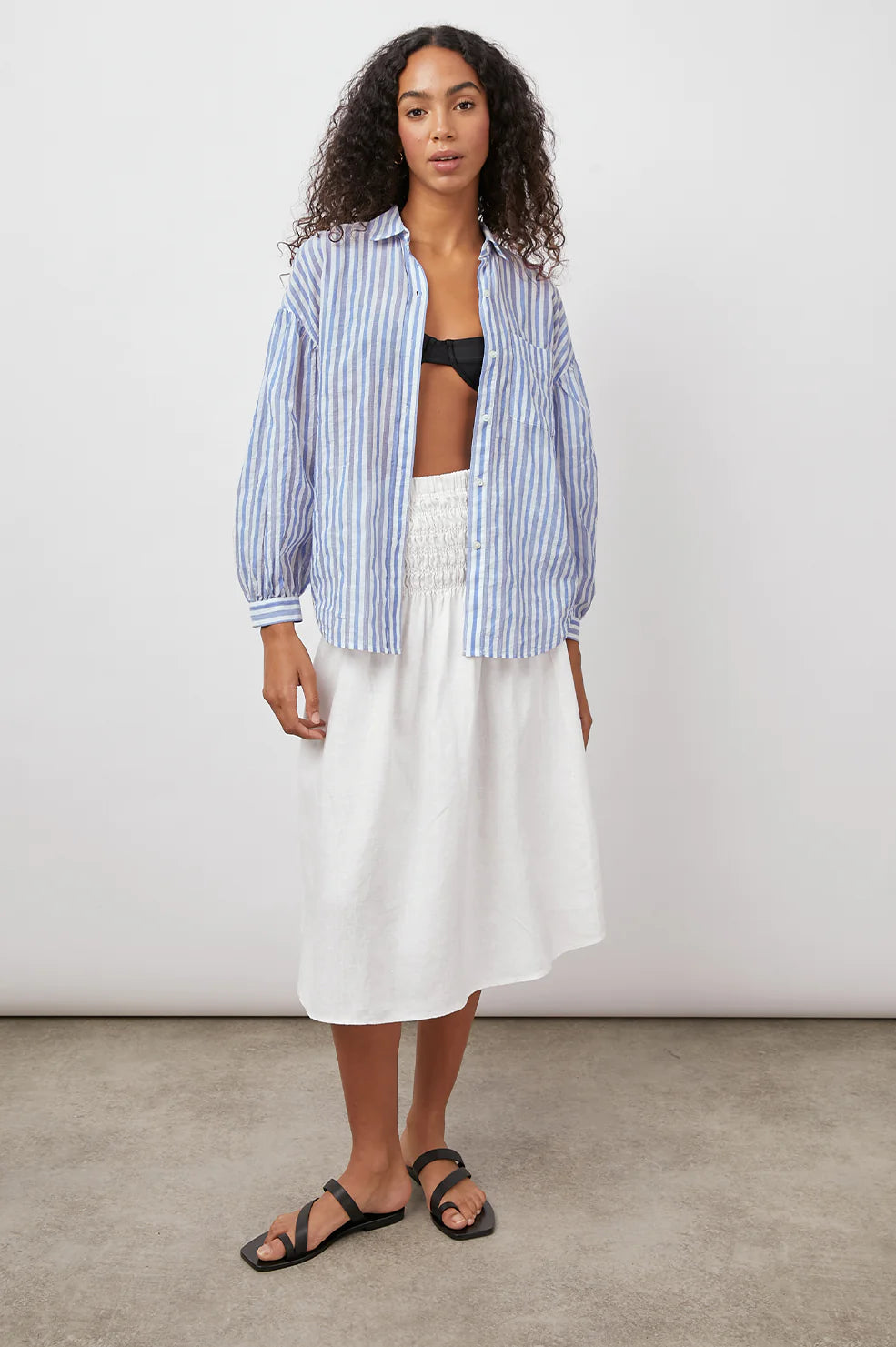 Janae Shirt in Lighthouse Stripe