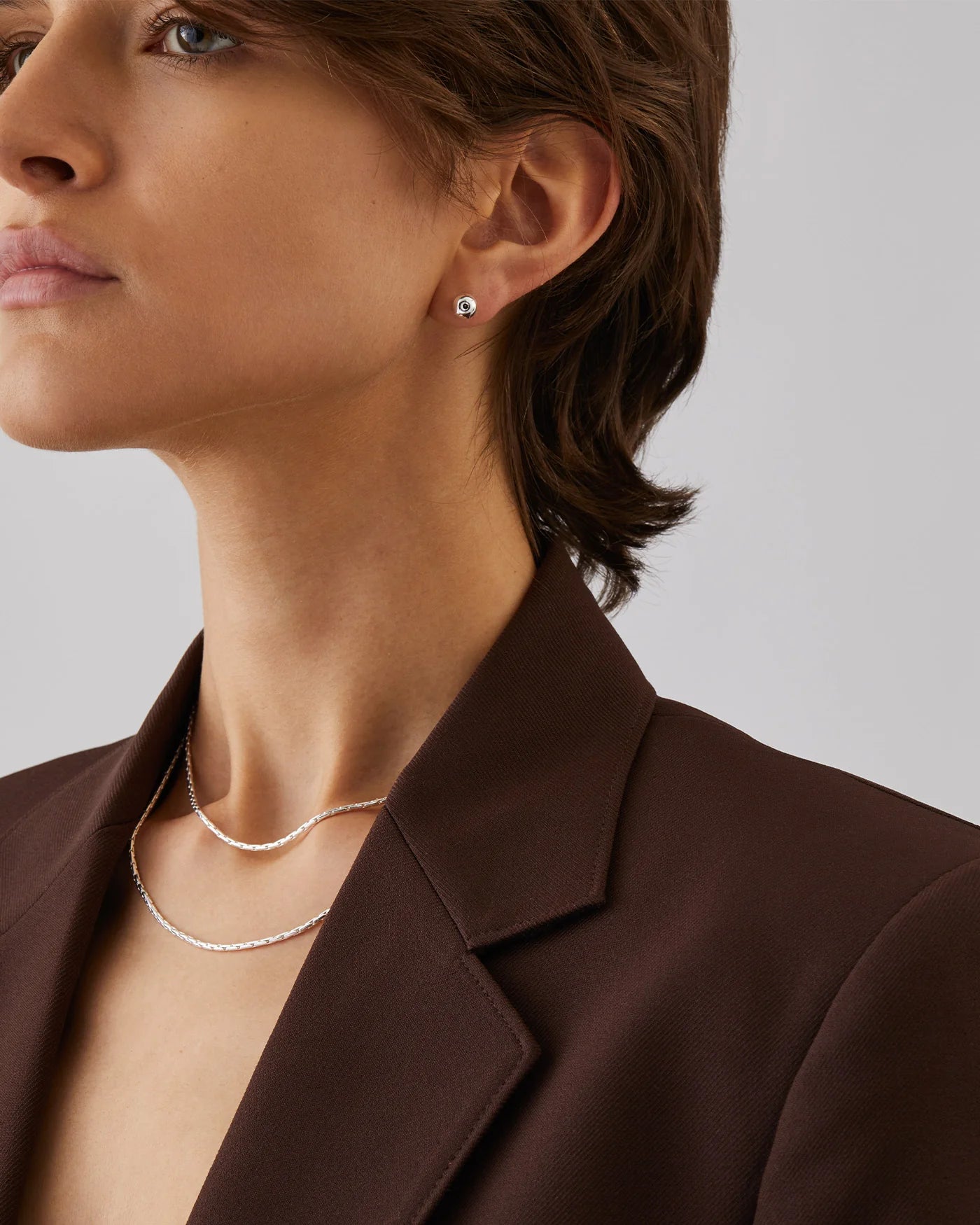 Constance Wrap Chain in Silver