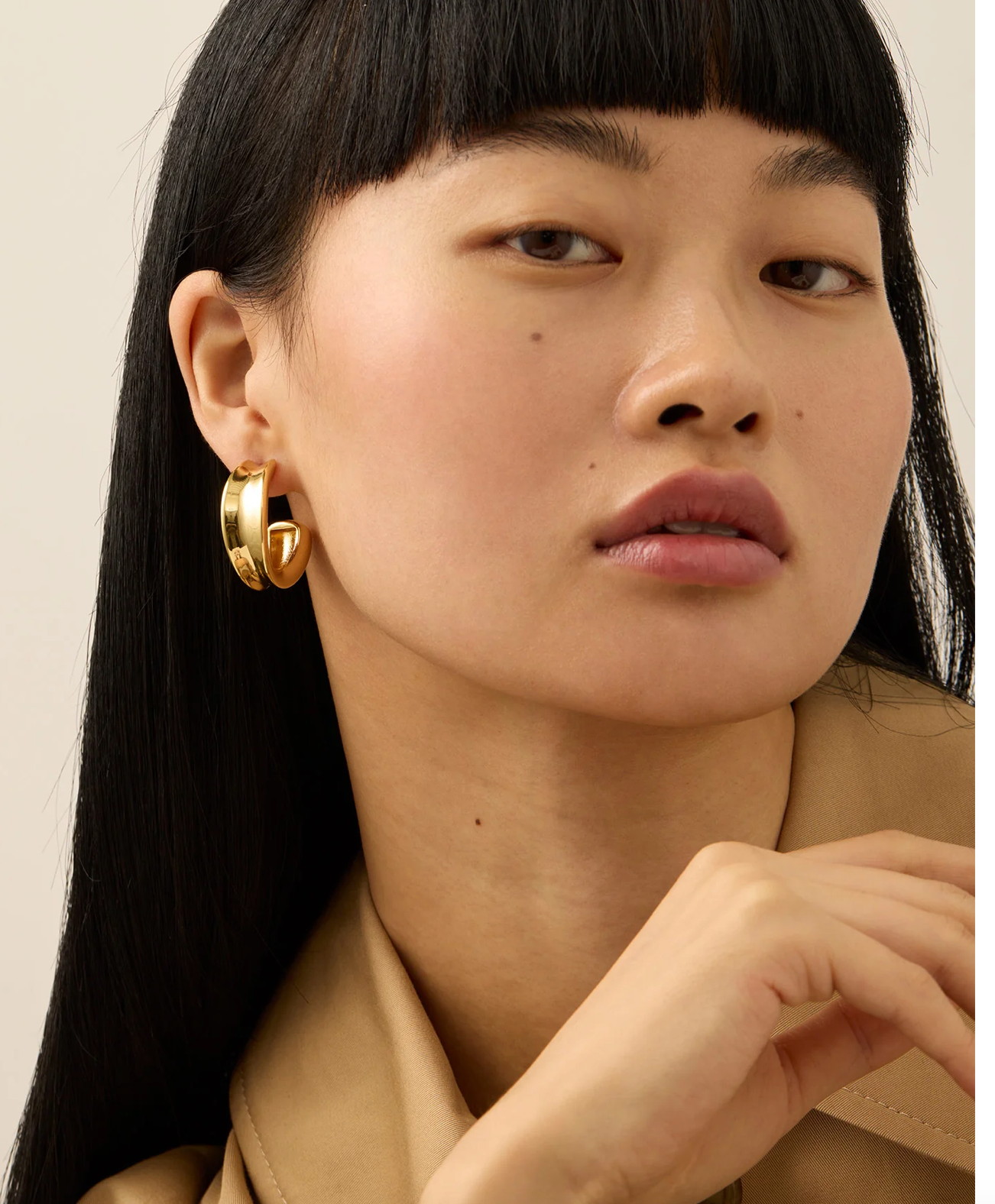 Doune Hoops in Gold