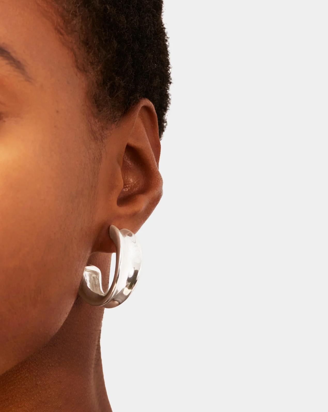 Doune Hoops in Silver