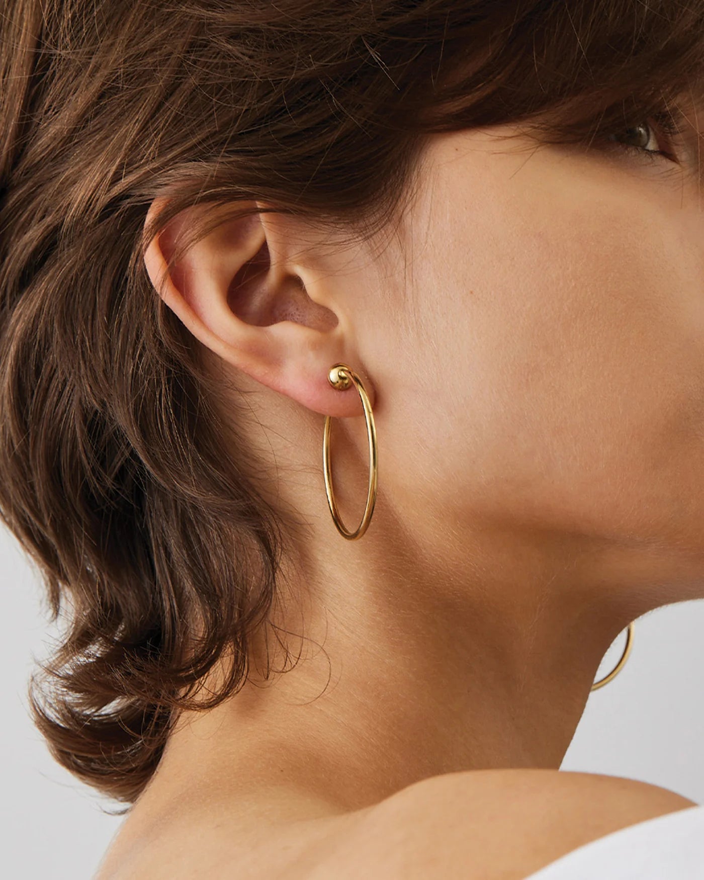 Icon Hoops Small in Gold