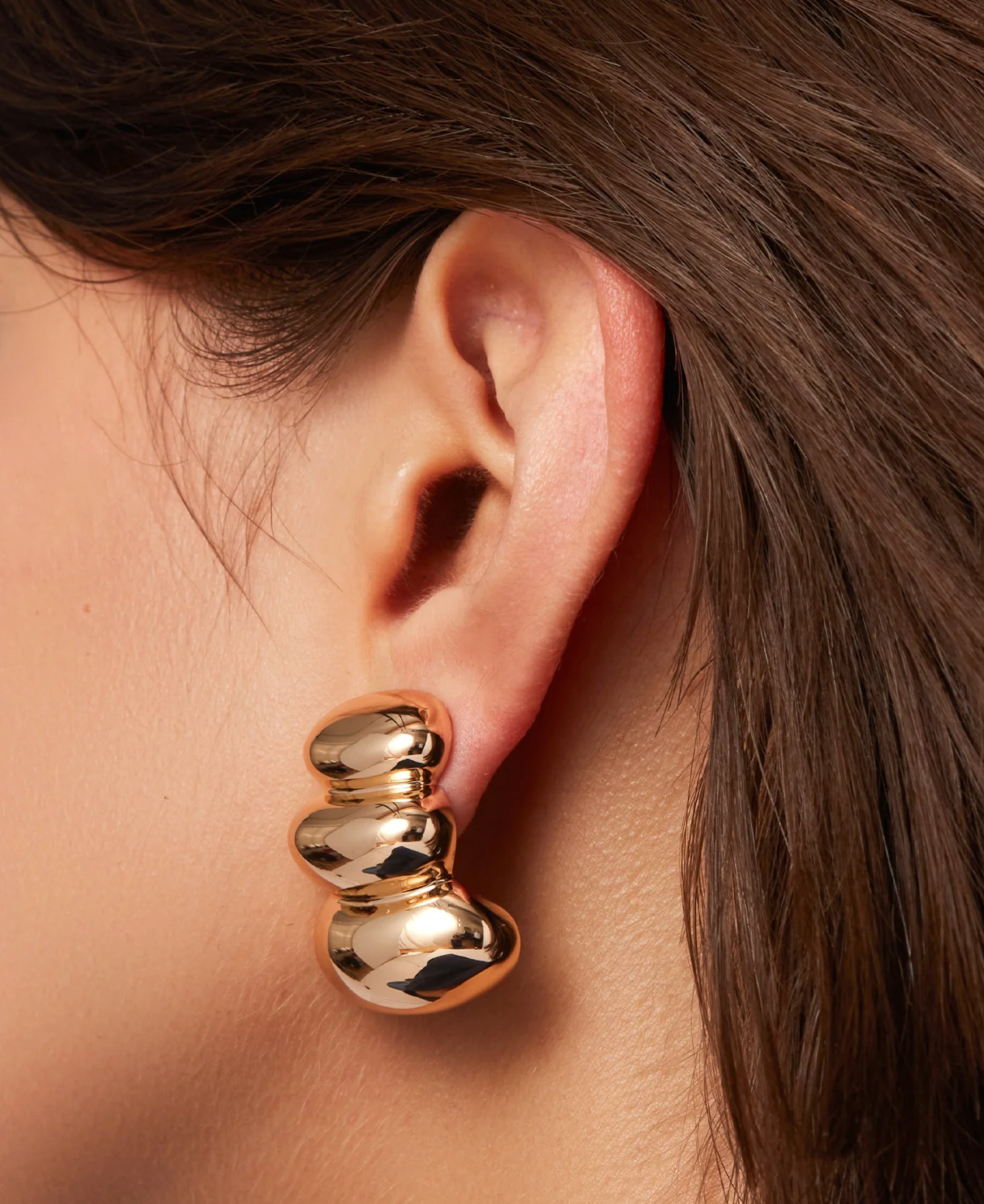 Non-Stop Earrings in Gold