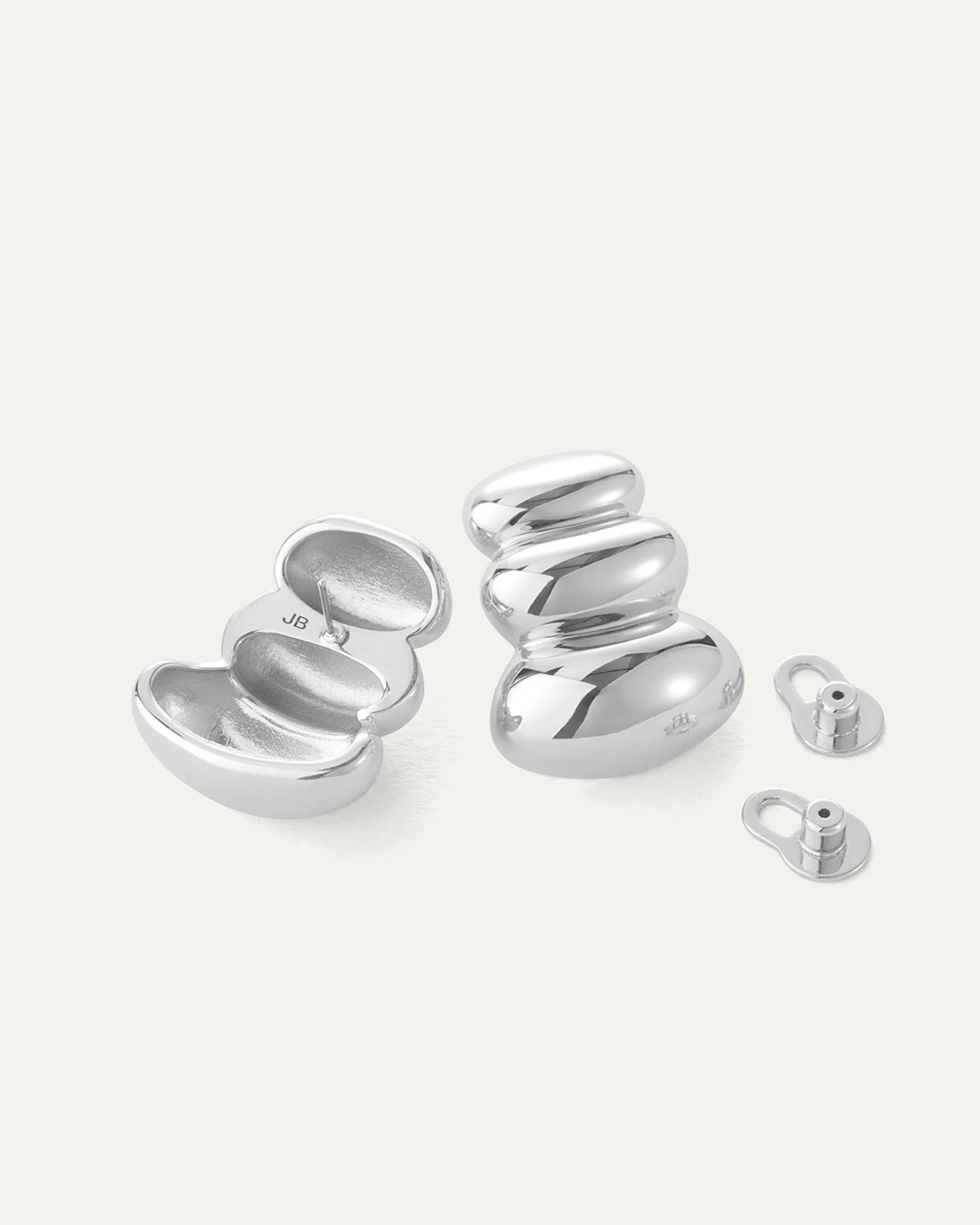 Non-Stop Earrings in Silver