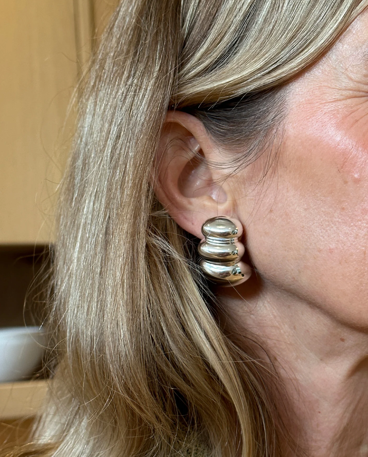 Non-Stop Earrings in Silver