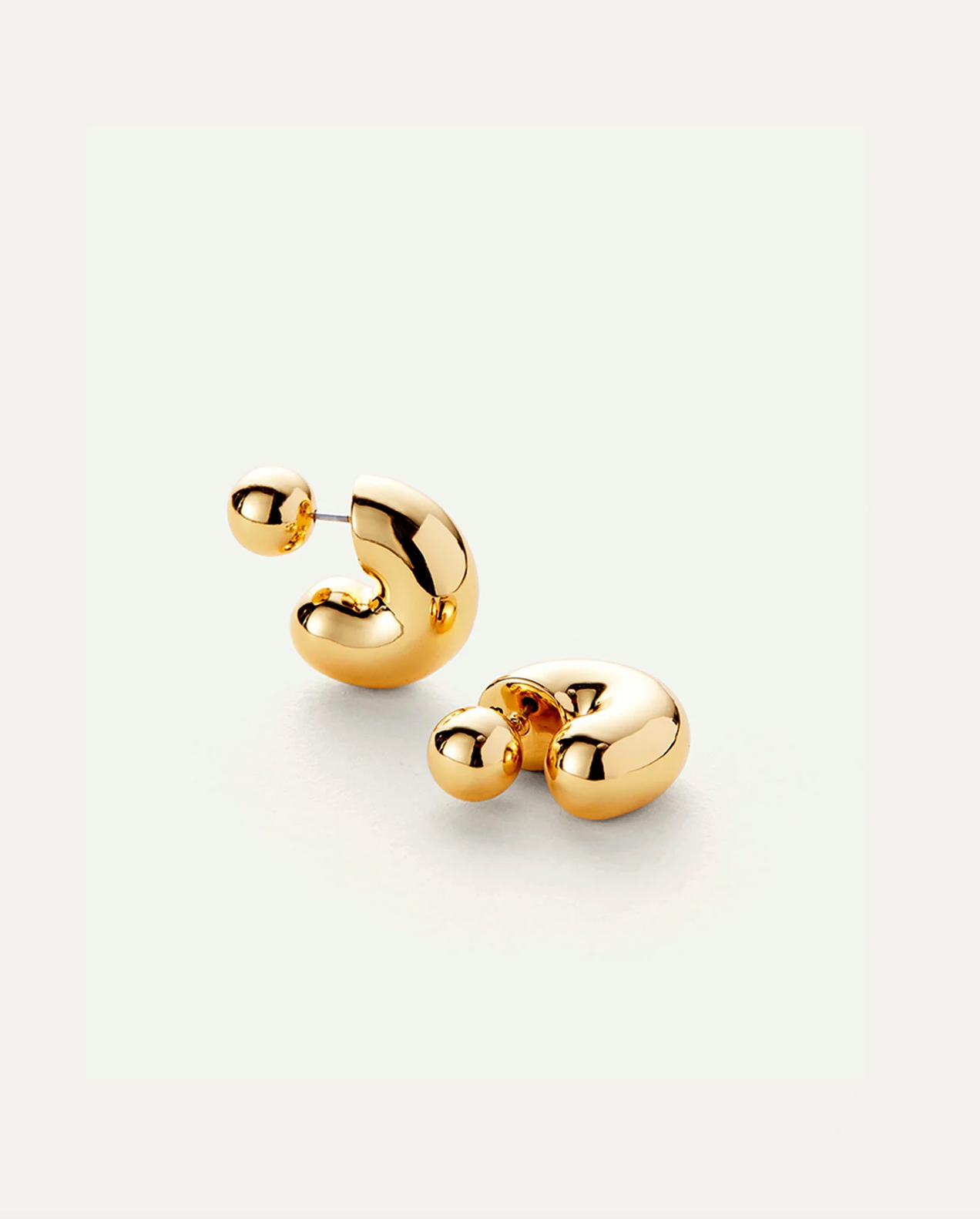 Tome Hoops Medium in Gold