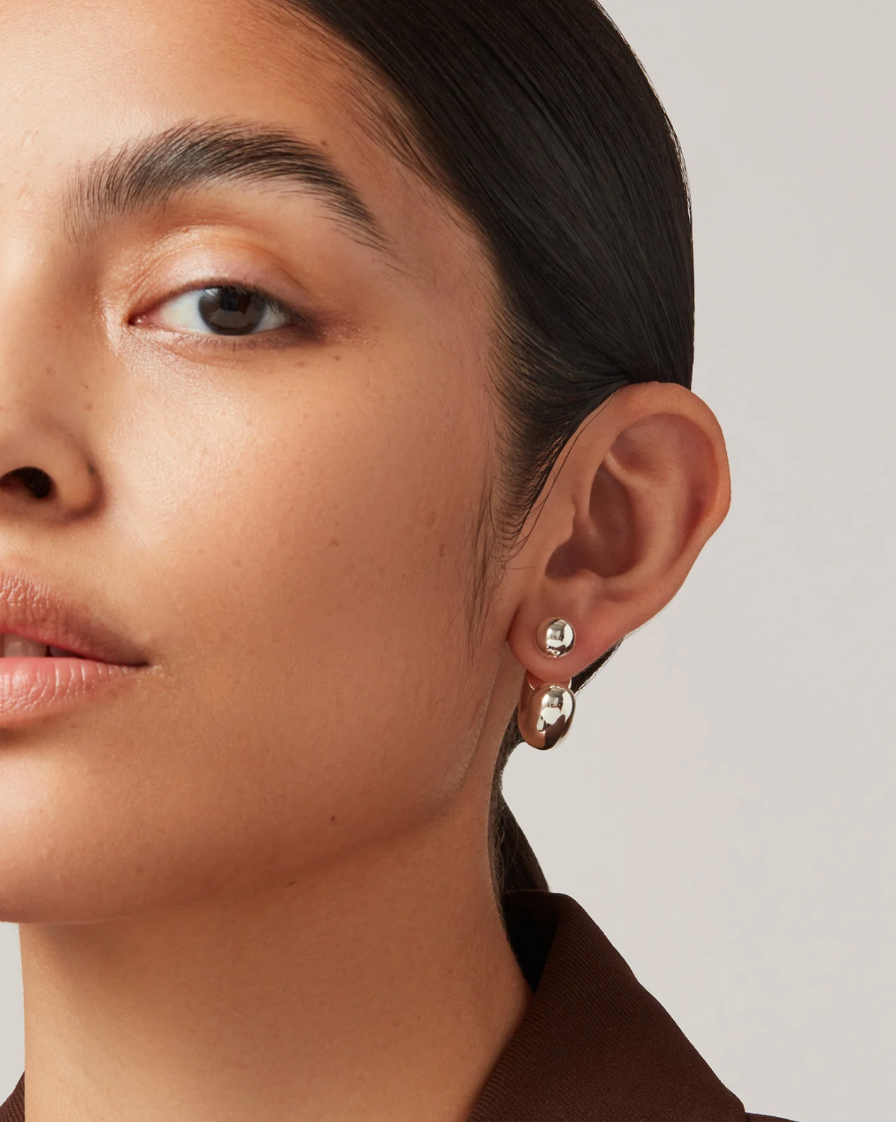 Tome Hoops Medium in Silver