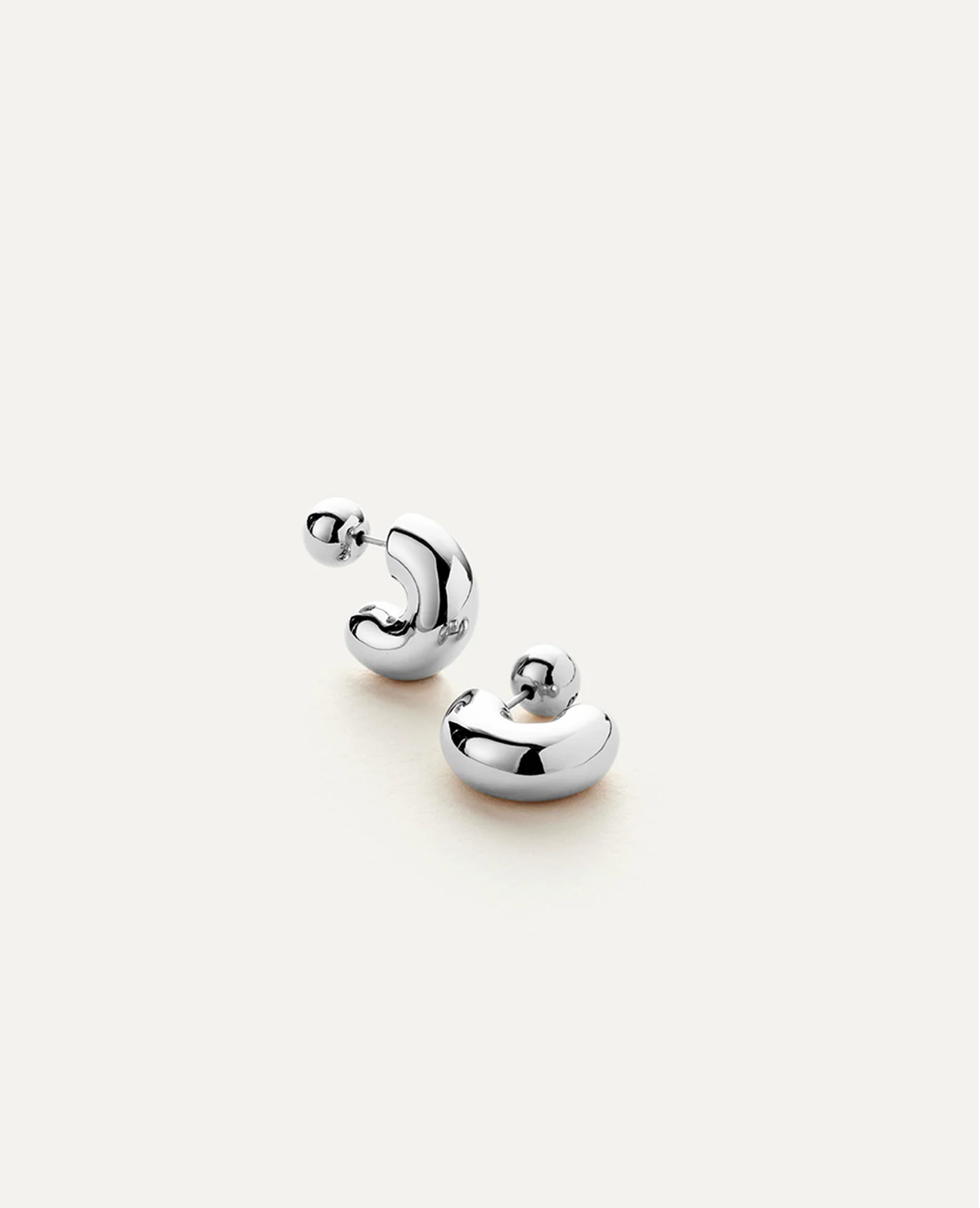 Tome Hoops Small in Silver