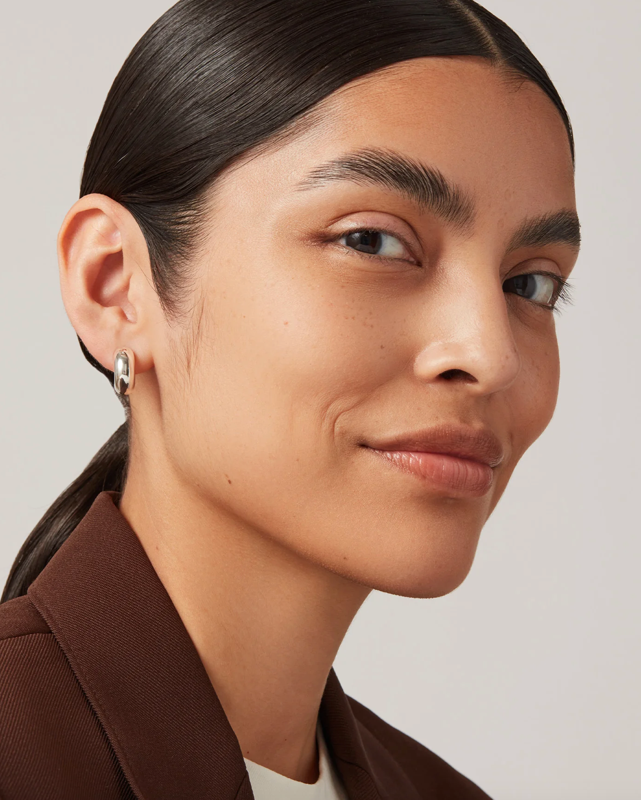 Tome Hoops Small in Silver