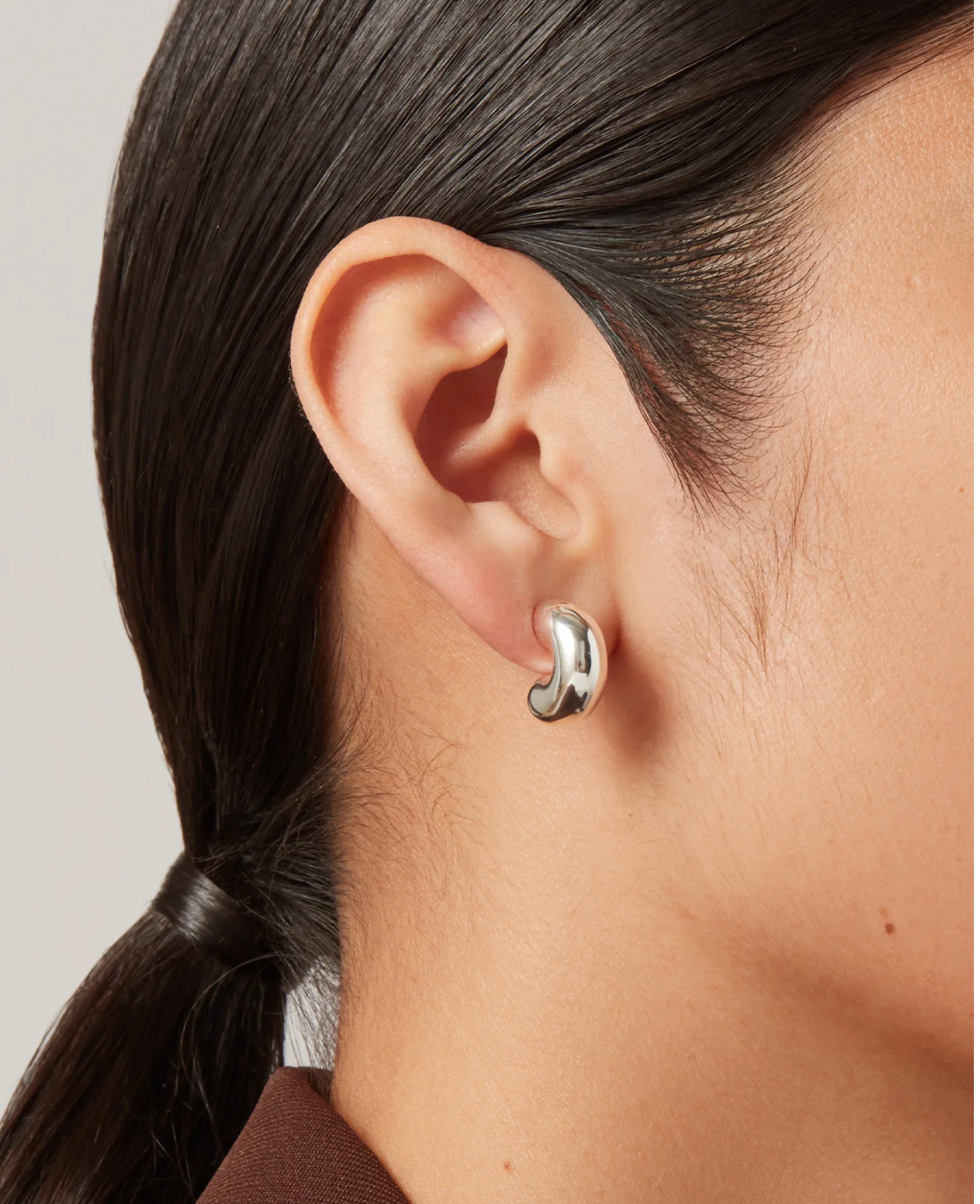 Tome Hoops Small in Silver