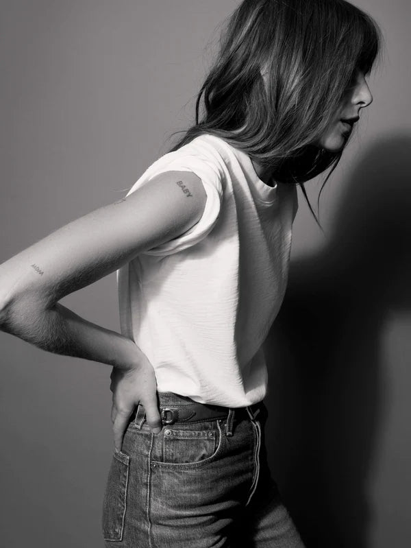Jessa Boxy Crop in Optic White