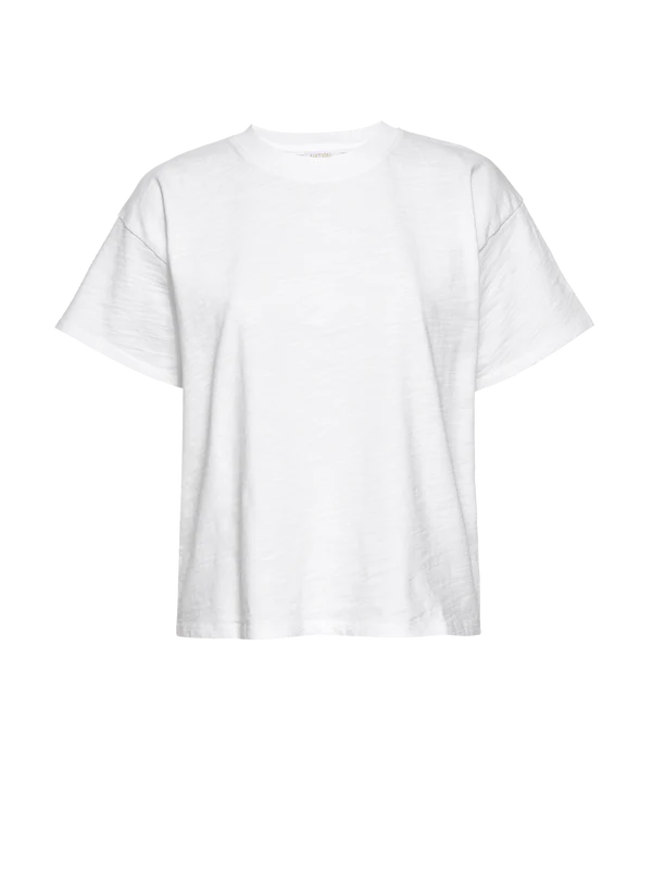 Jessa Boxy Crop in Optic White