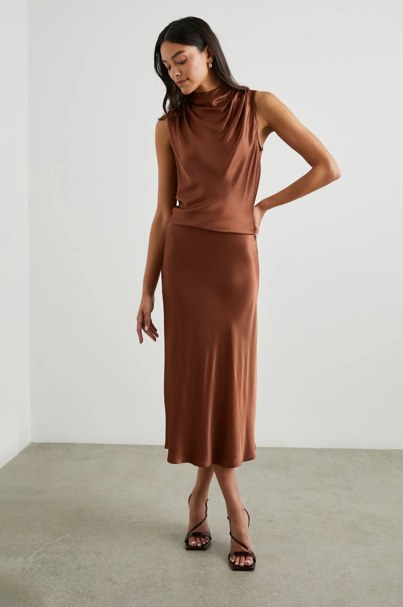 Kaleen Top in Cedar