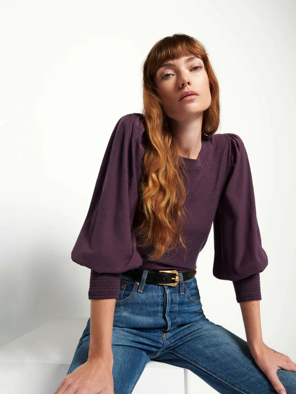 Loren Tee in Fig Jam