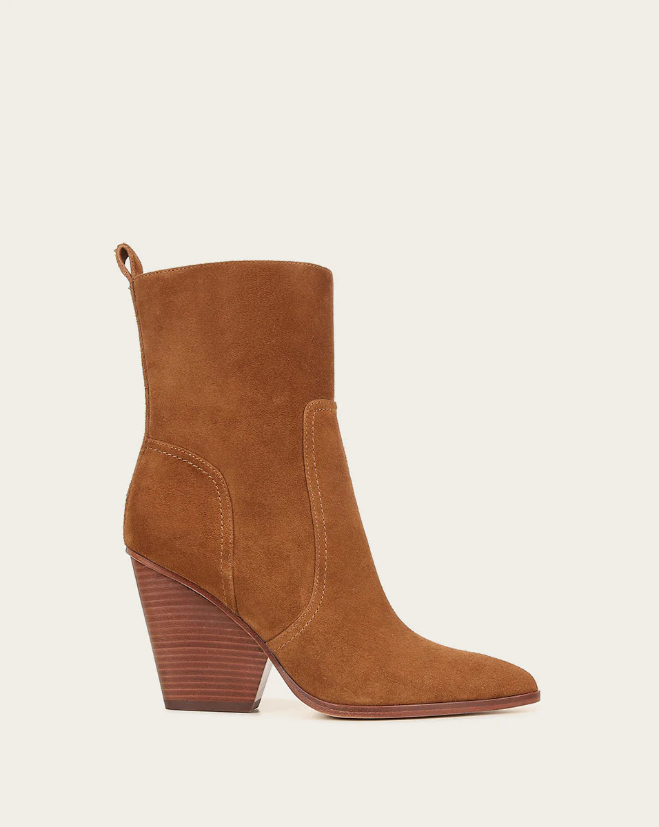 Logan Suede Bootie in Hazelwood