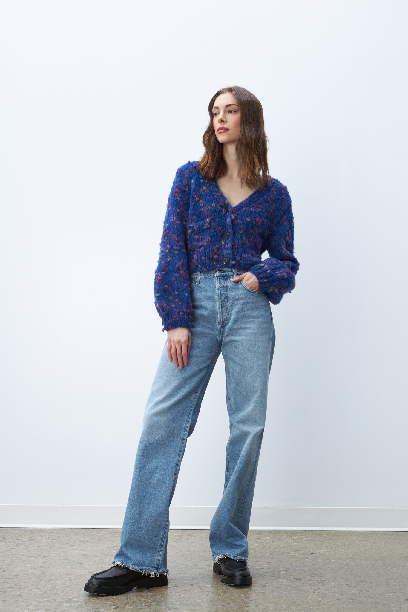 Mimi Cardigan in Galaxy