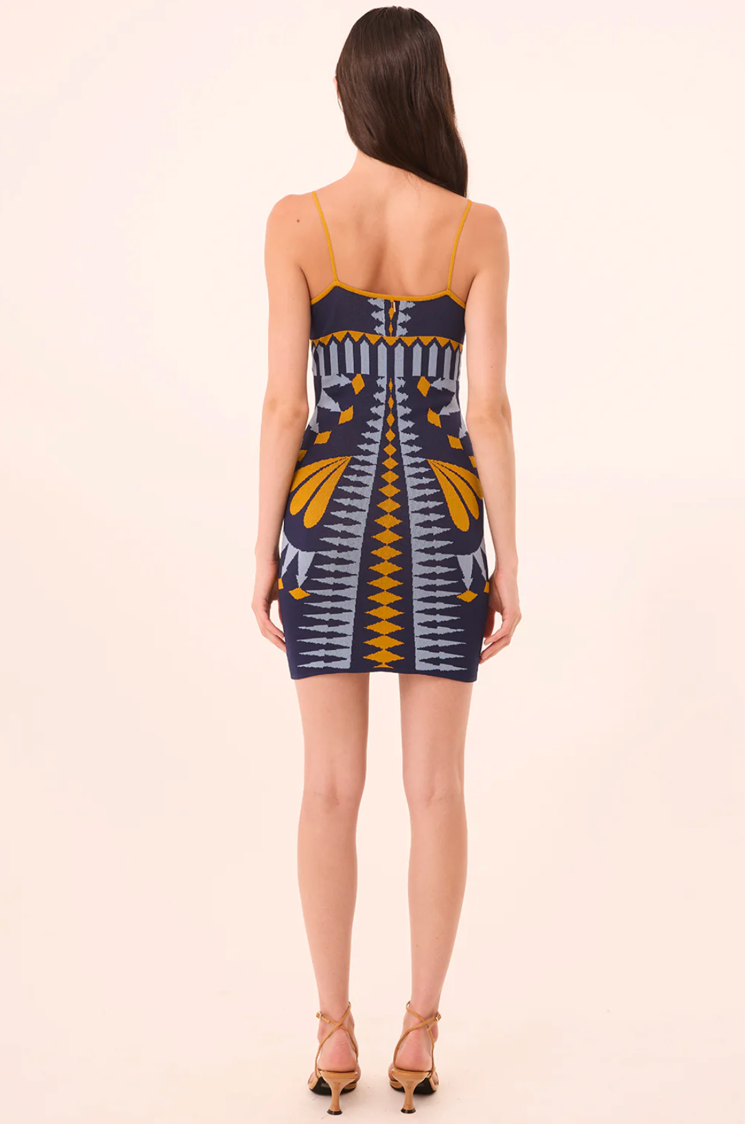 Maita Dress in Butterfly Jacquard Knit