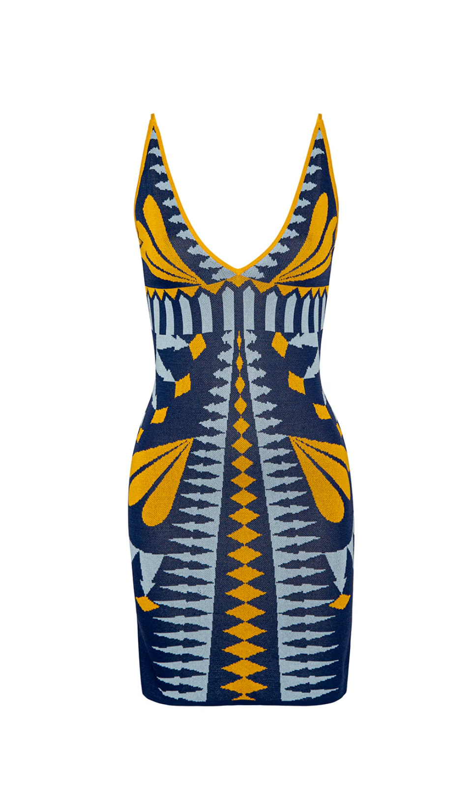 Maita Dress in Butterfly Jacquard Knit
