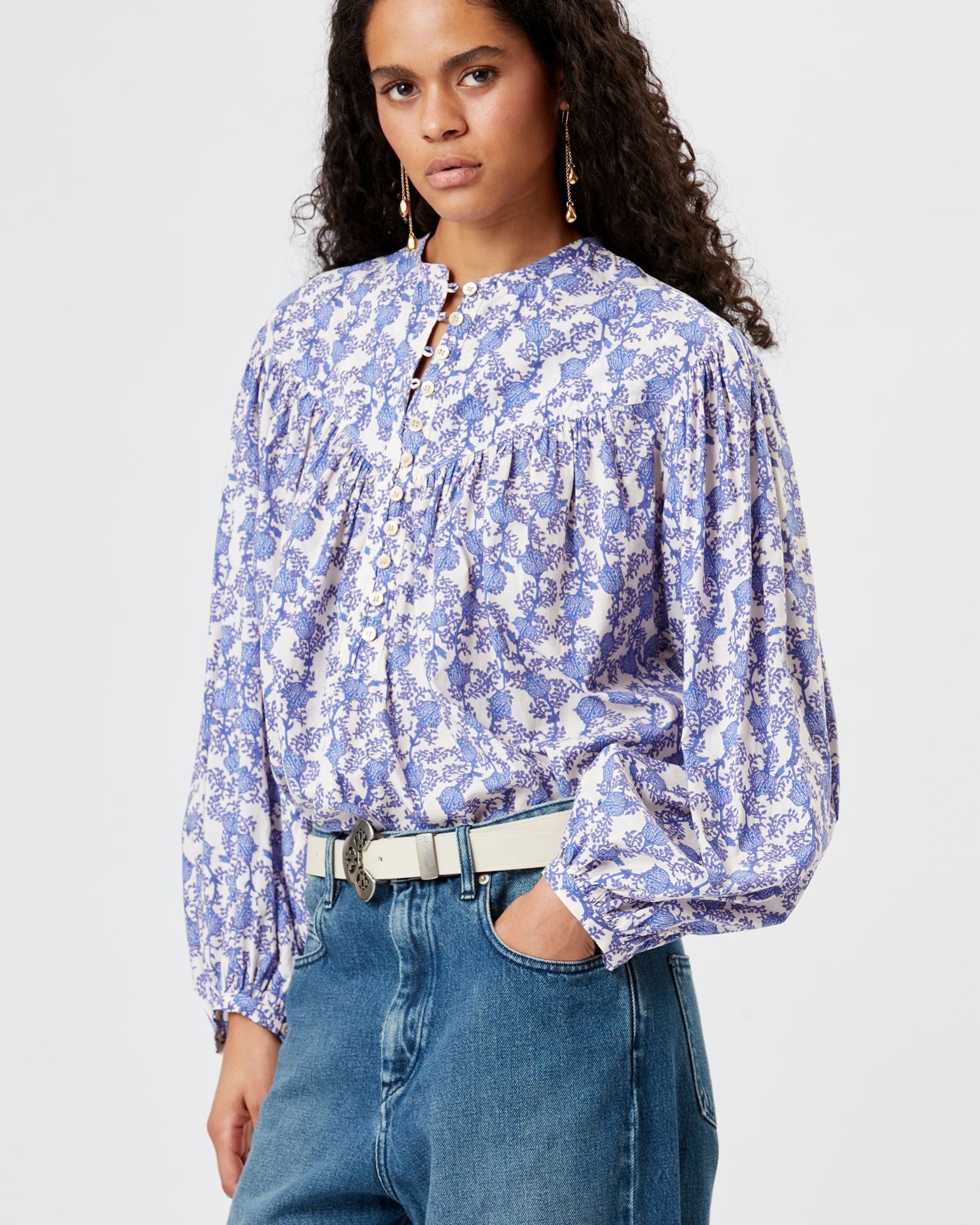 Salika Top in Royal Blue