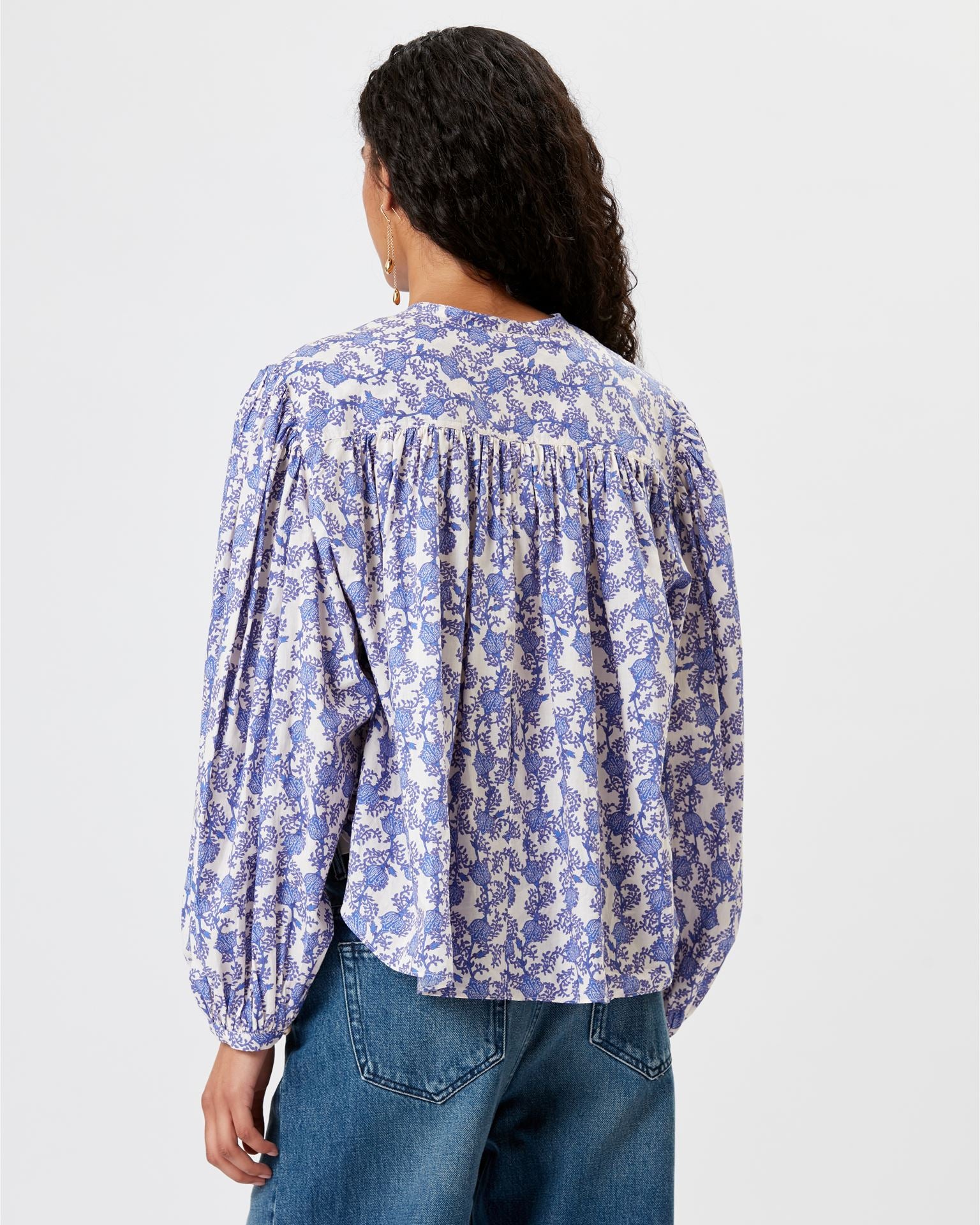 Salika Top in Royal Blue