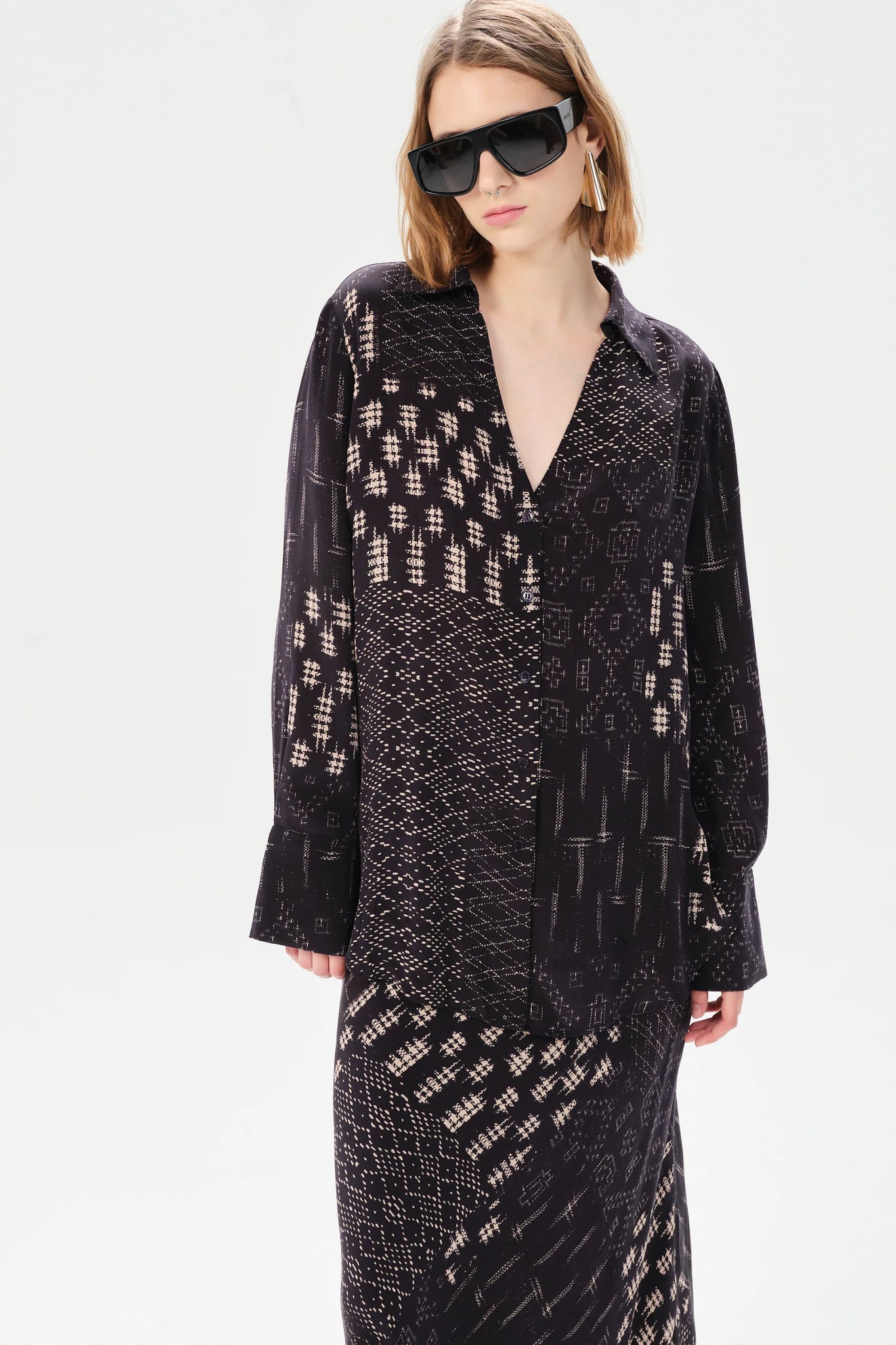 Zarate Jerri Shirt in Navy