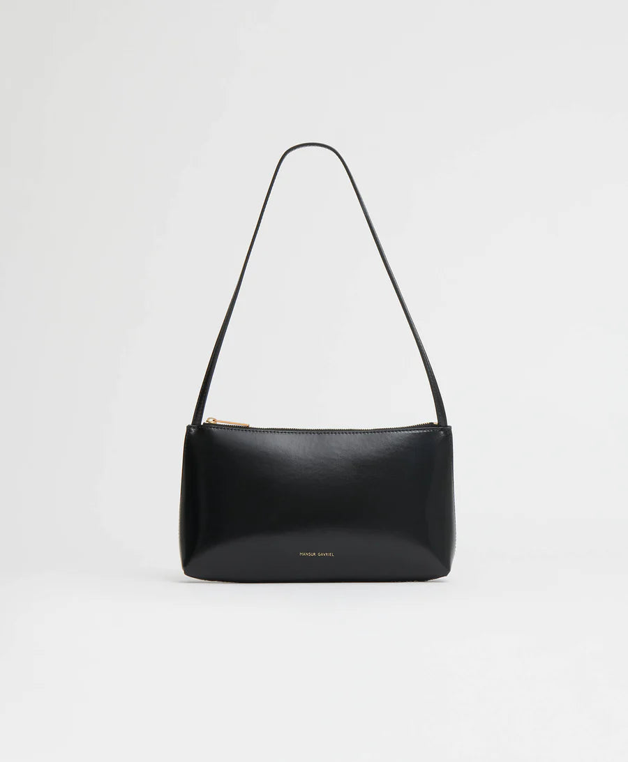 Gaia Shoulder Bag in Black/Flamma