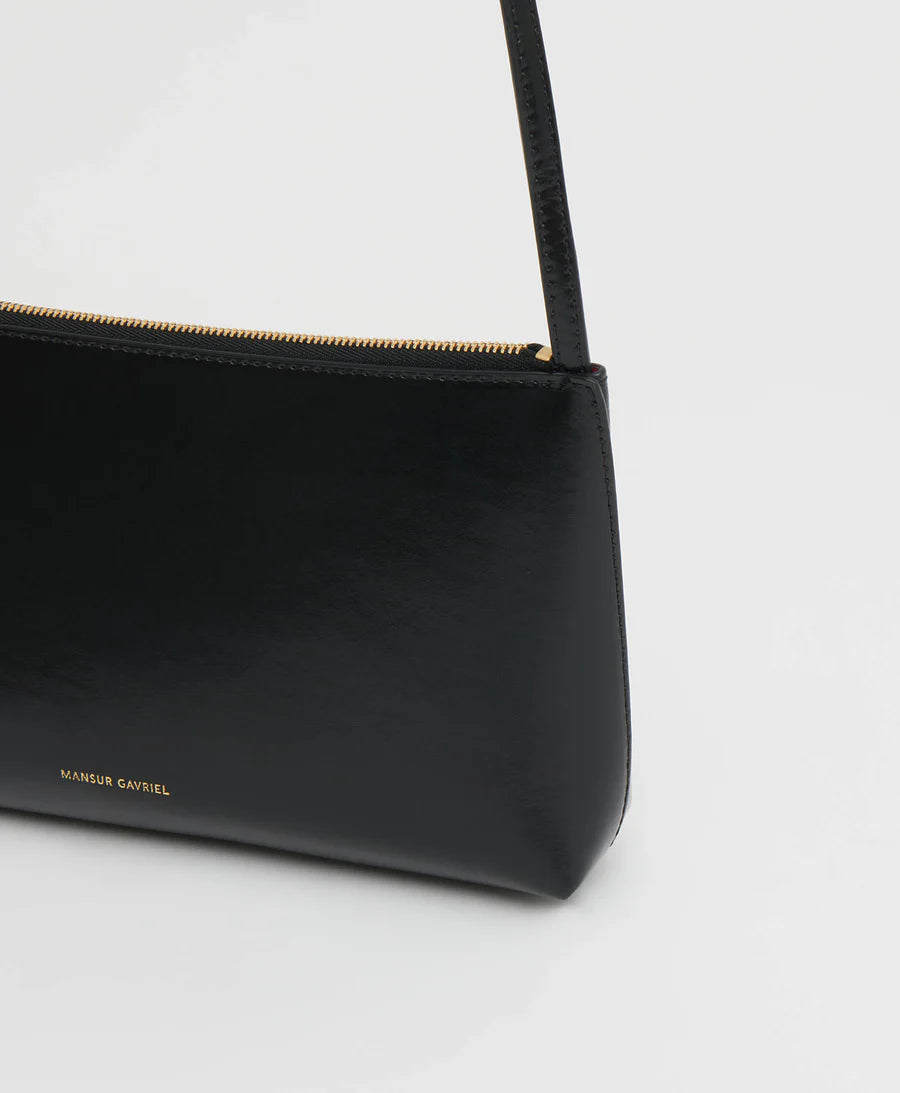 Gaia Shoulder Bag in Black/Flamma