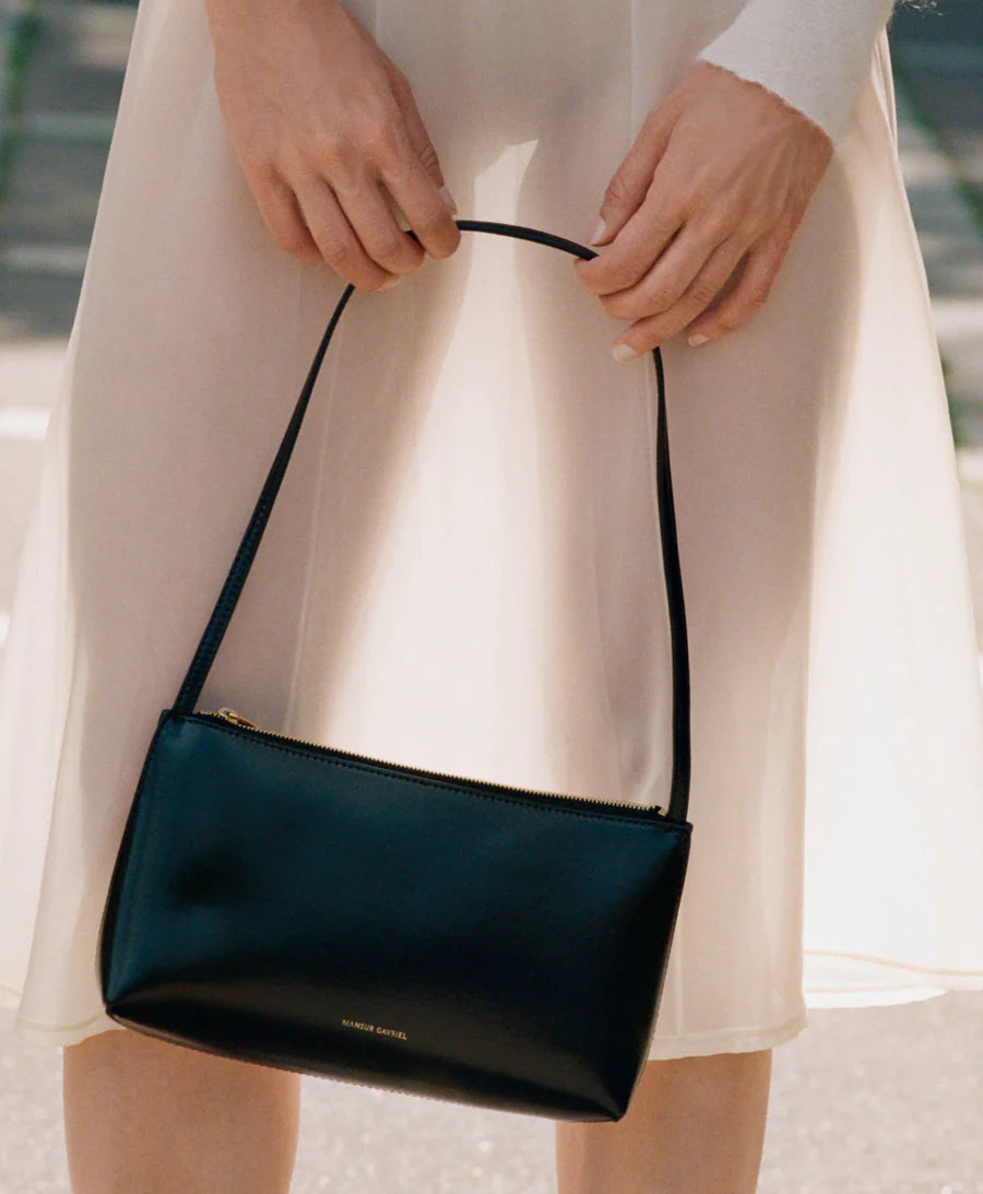 Gaia Shoulder Bag in Black/Flamma