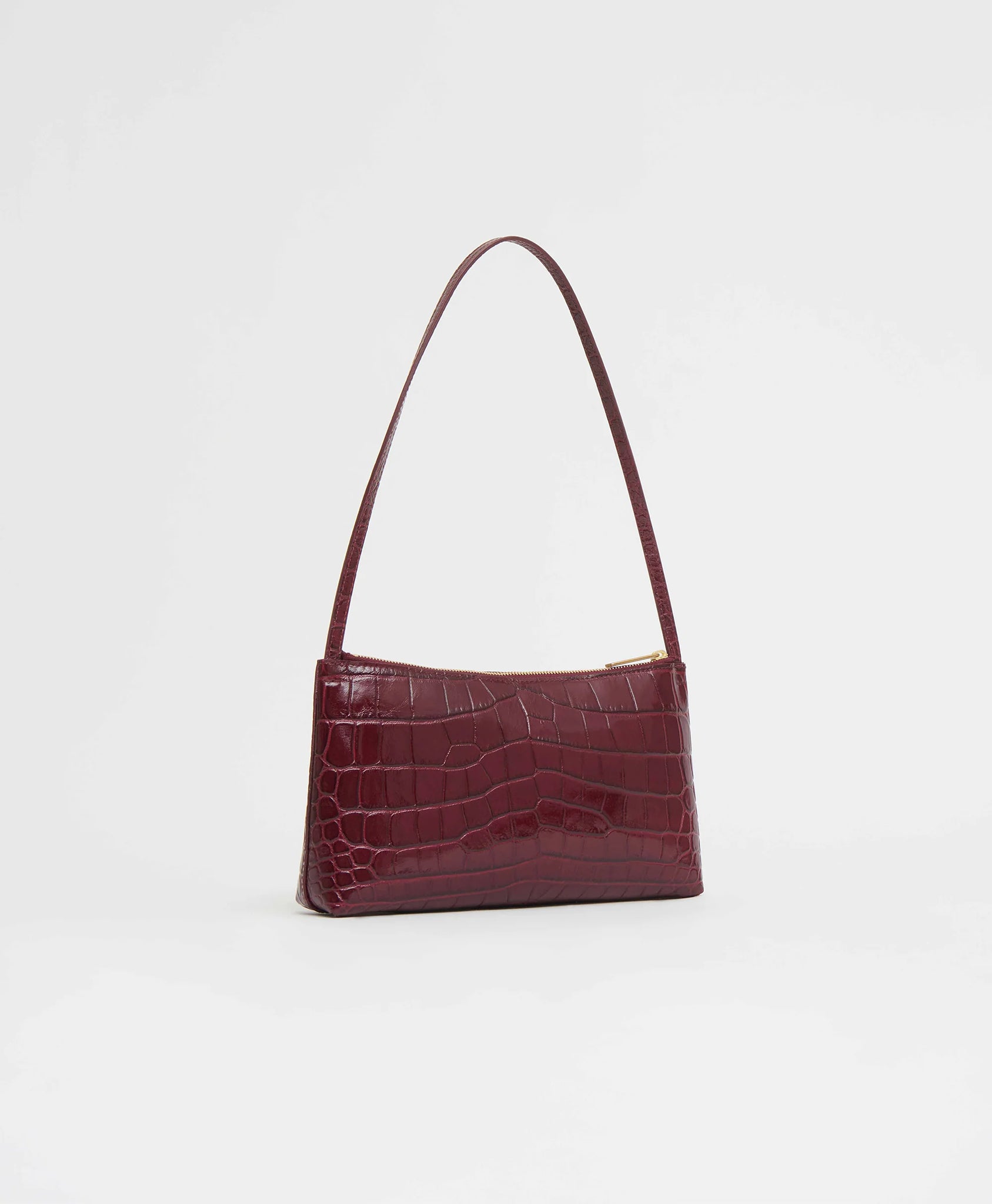 Gaia Shoulder Bag in Oxblood