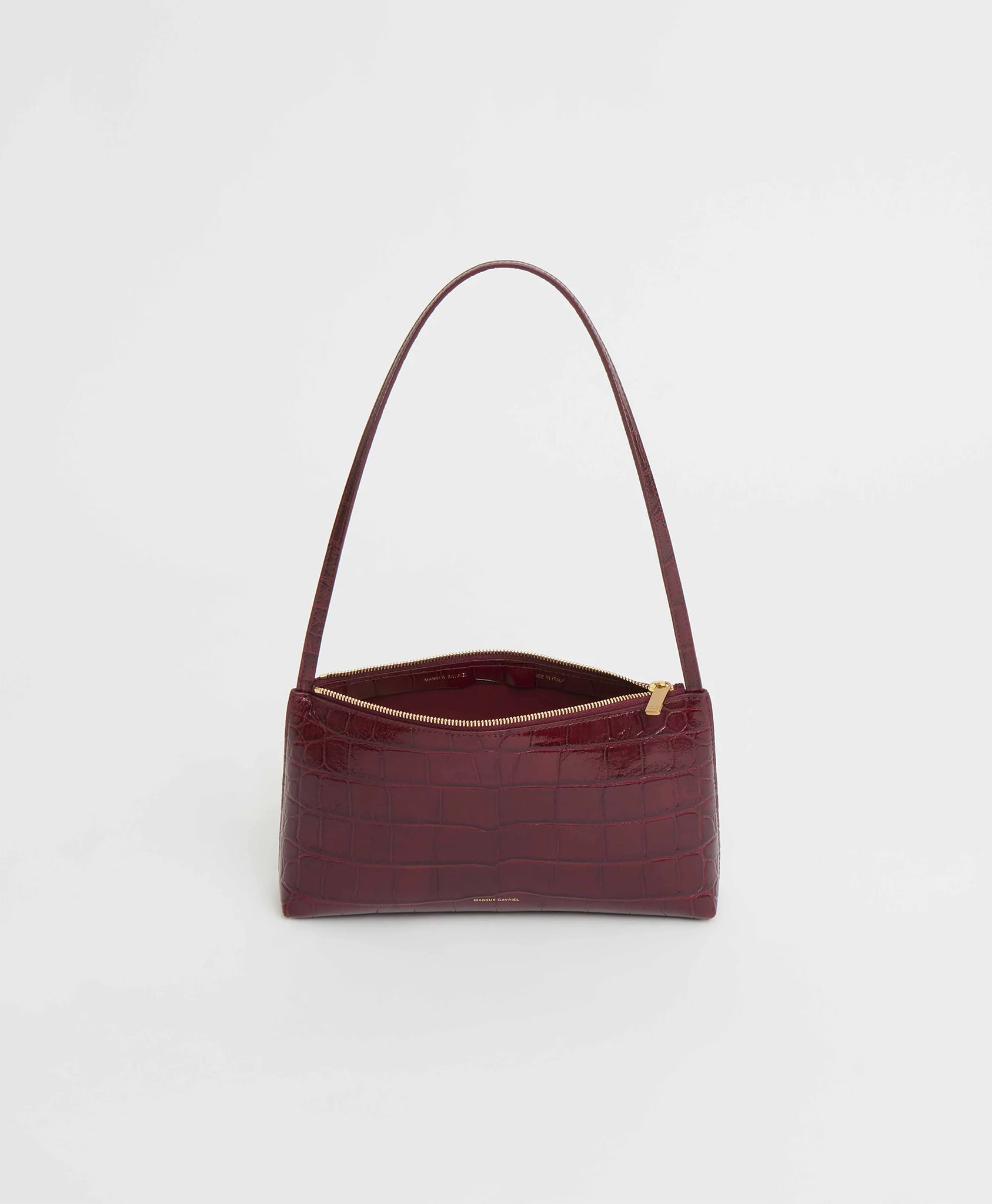Gaia Shoulder Bag in Oxblood