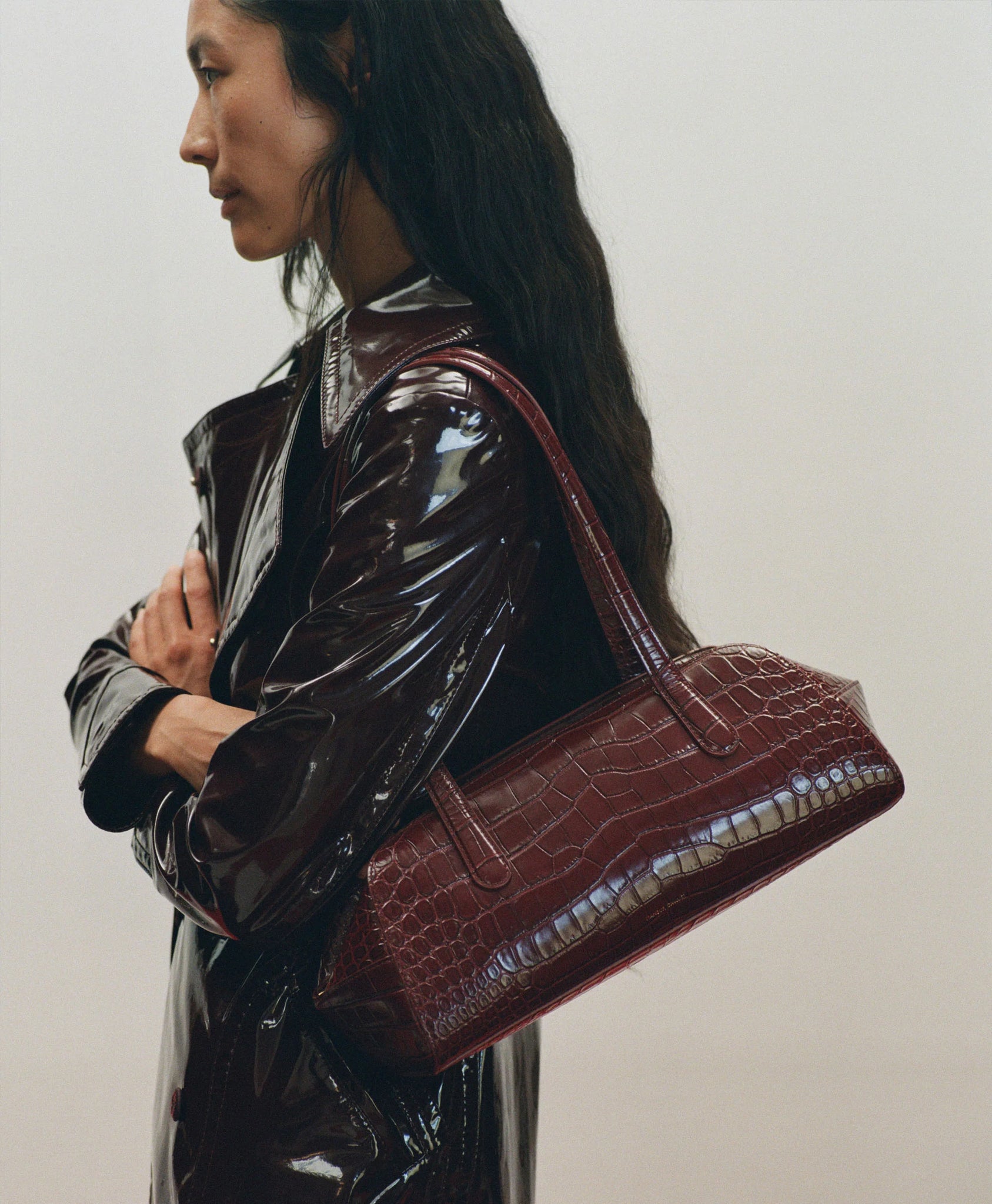 Helios Bag in Oxblood
