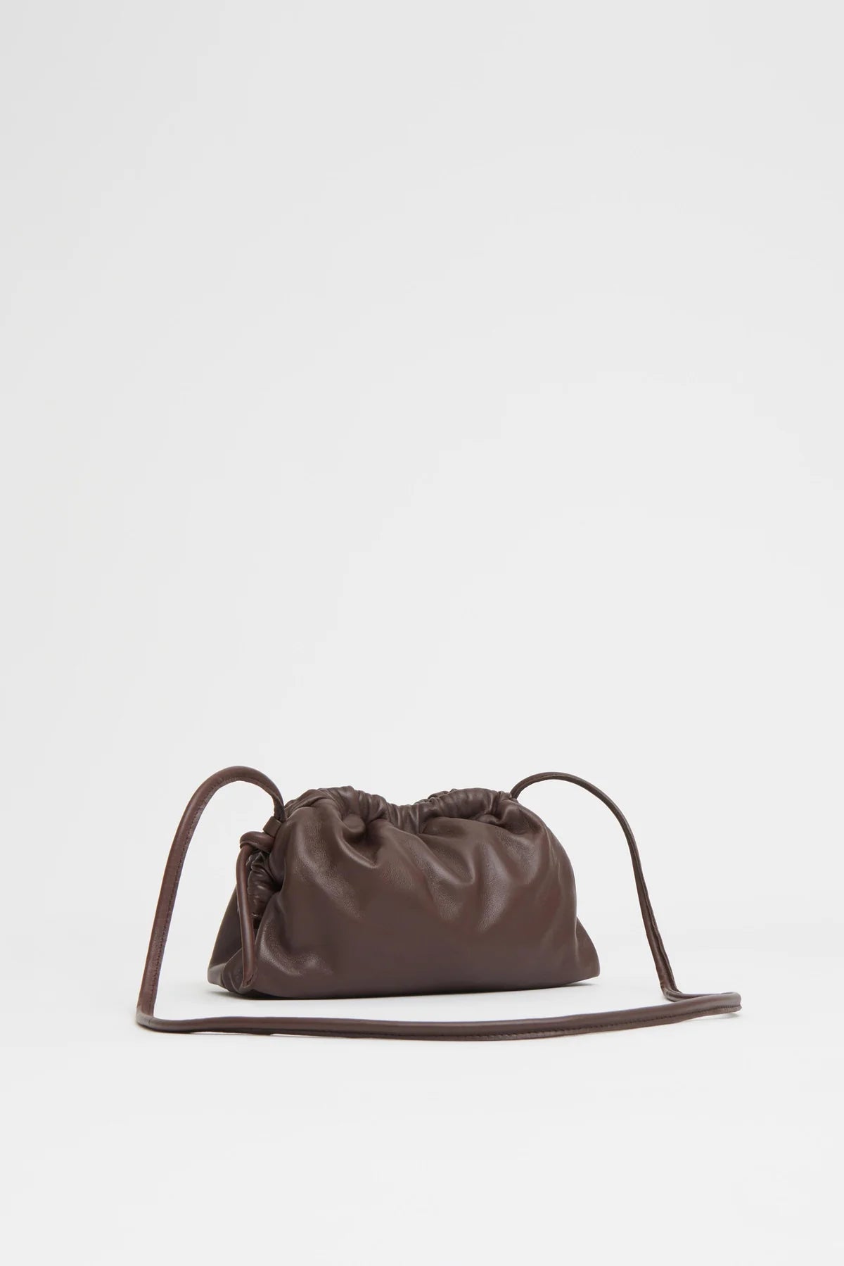Mini Cloud Clutch in Chocolate