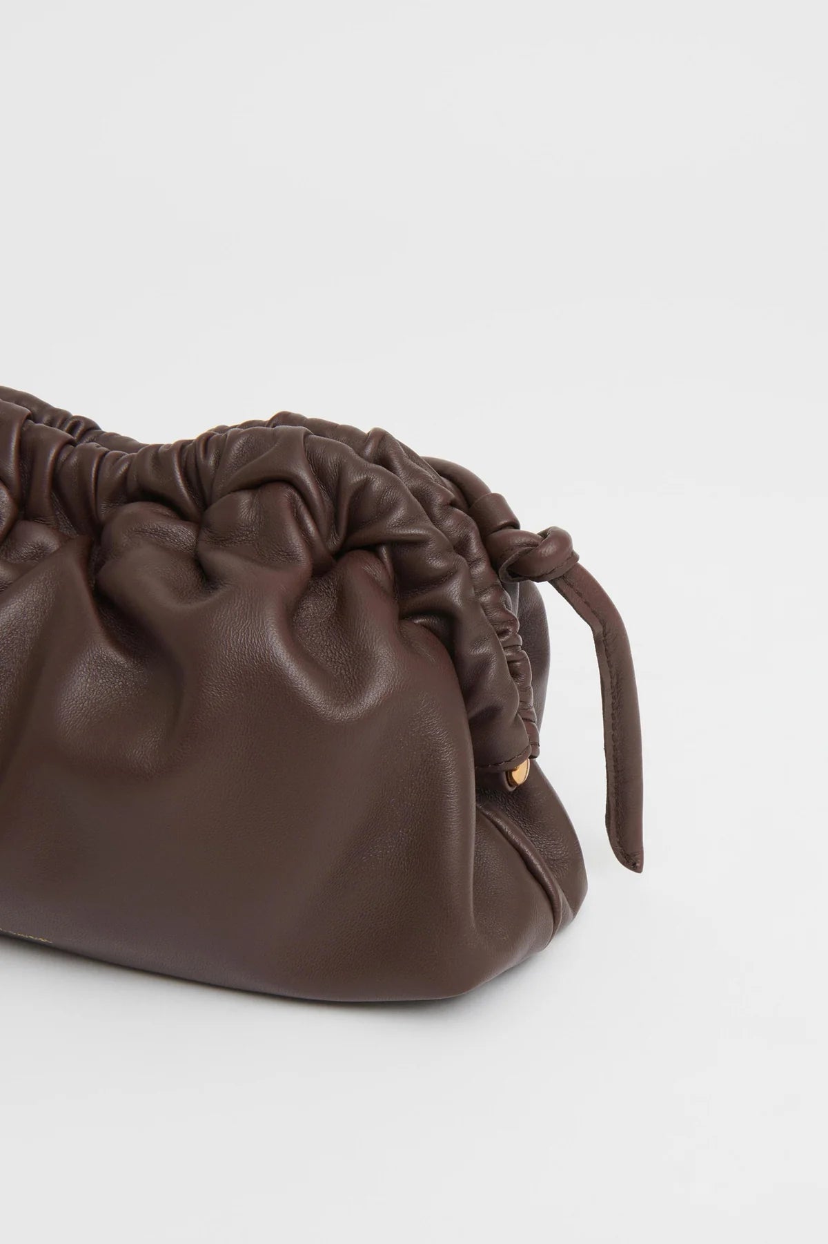 Mini Cloud Clutch in Chocolate