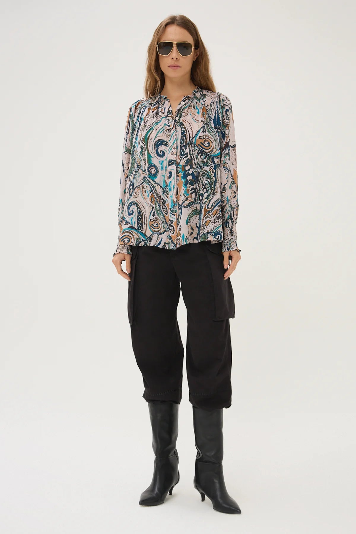 Frank Julieta Blouse in Blue