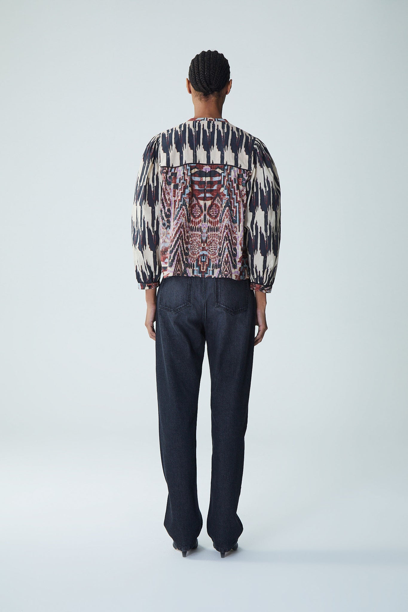 Junin Celia Blouse in Sand Melange