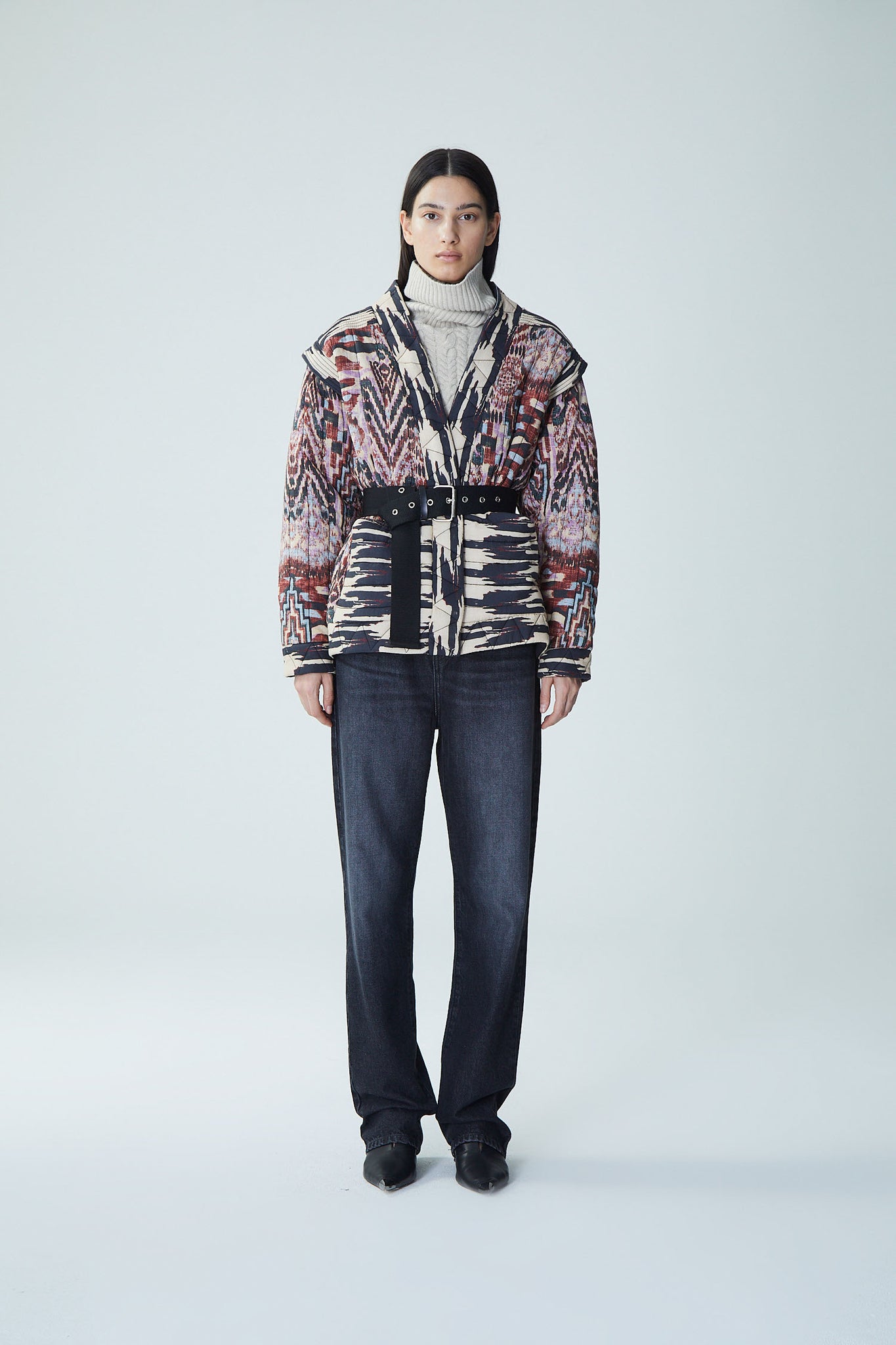 Junin Gwen Jacket in Sand Melange