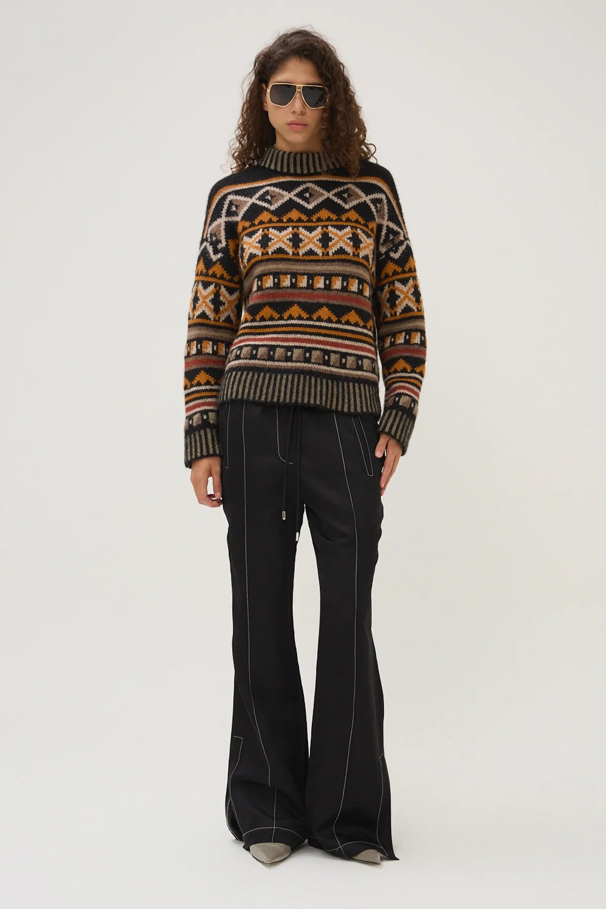 Maria Cher Kravitz Candy Pullover in Black