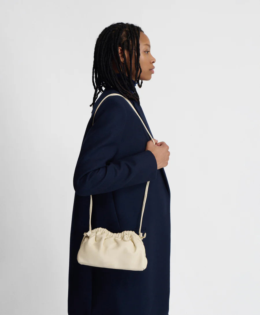 Mini Cloud Clutch in Black/Flamma