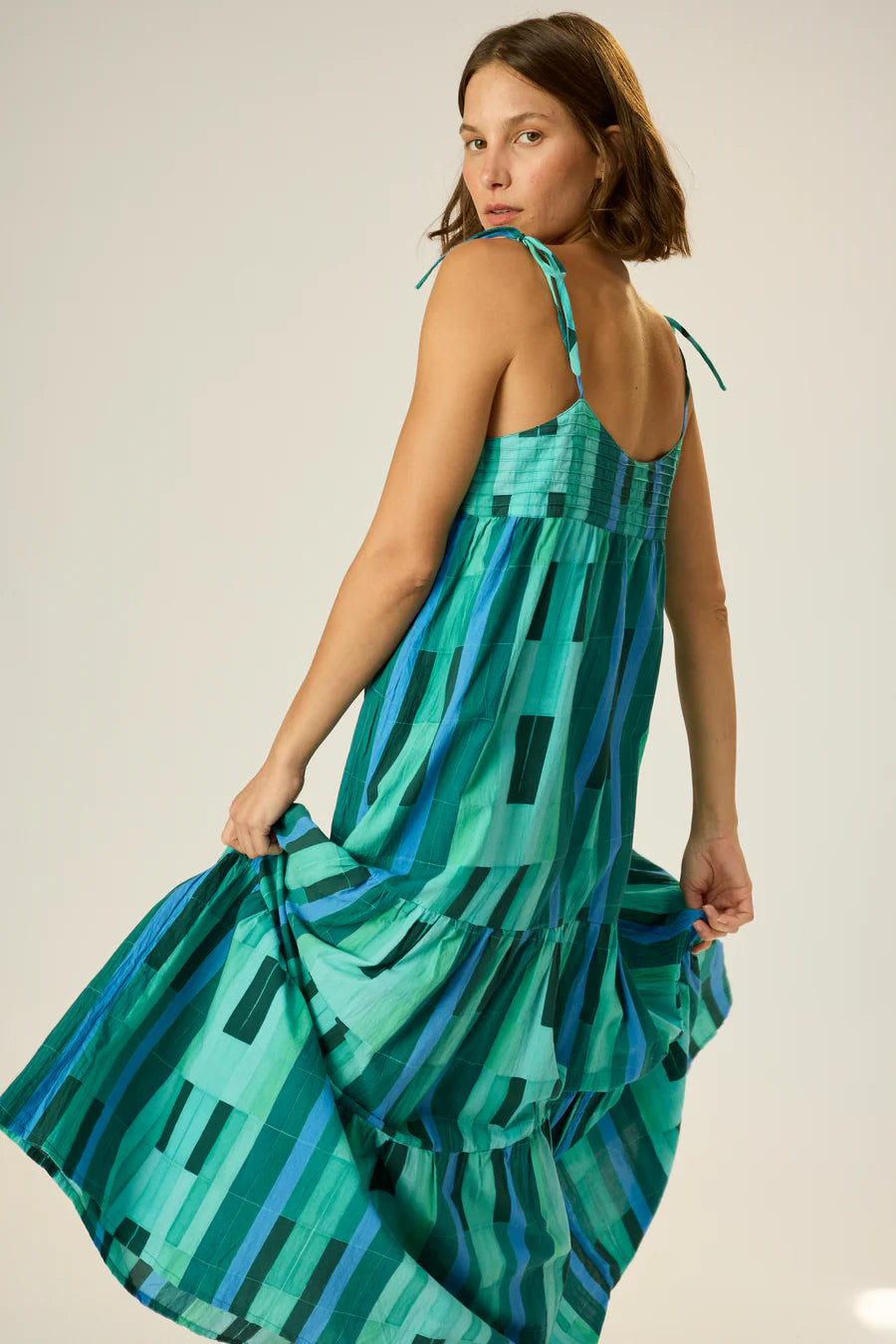 Natalie Martin Melanie Dress in Sea Glass Green