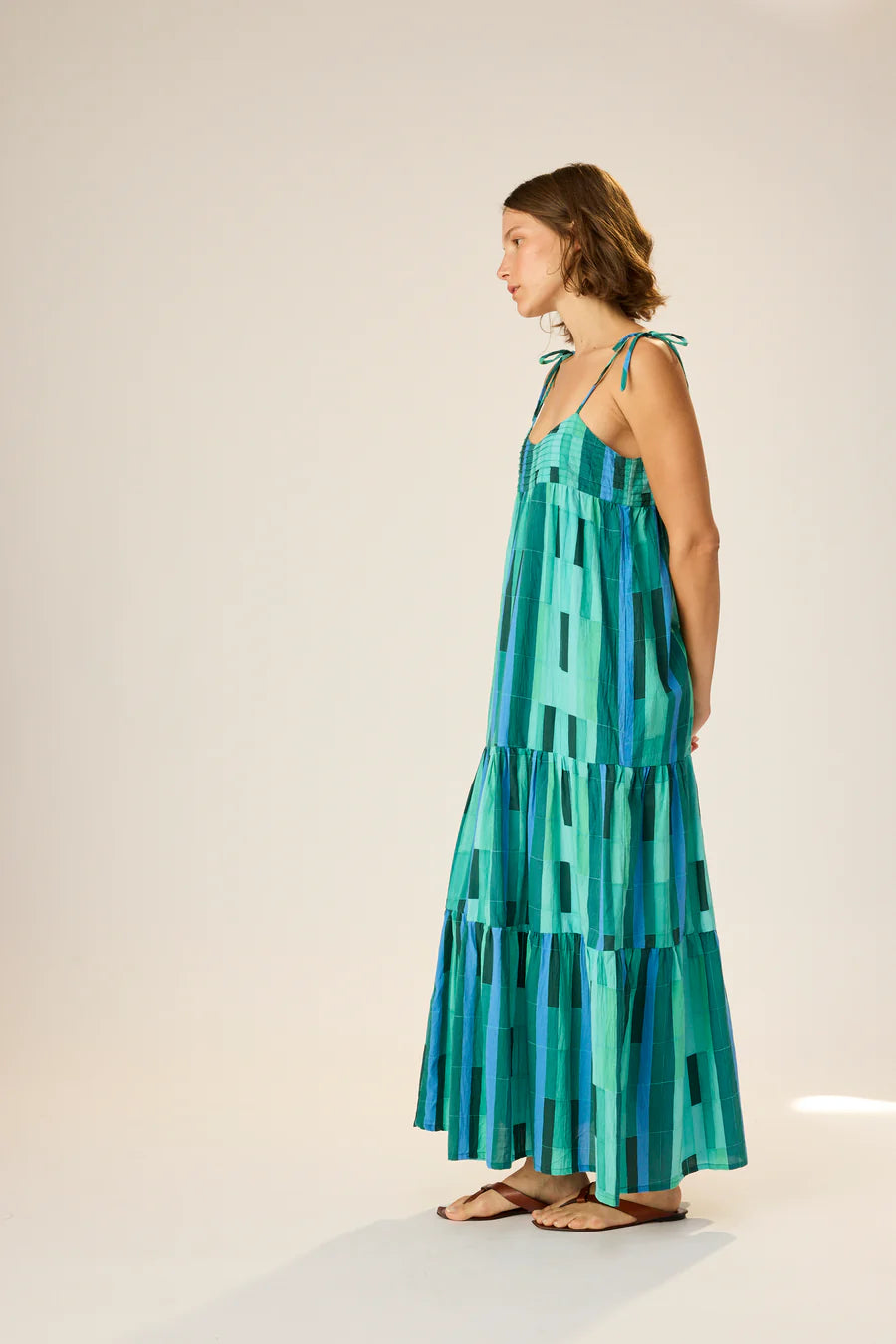 Natalie Martin Melanie Dress in Sea Glass Green