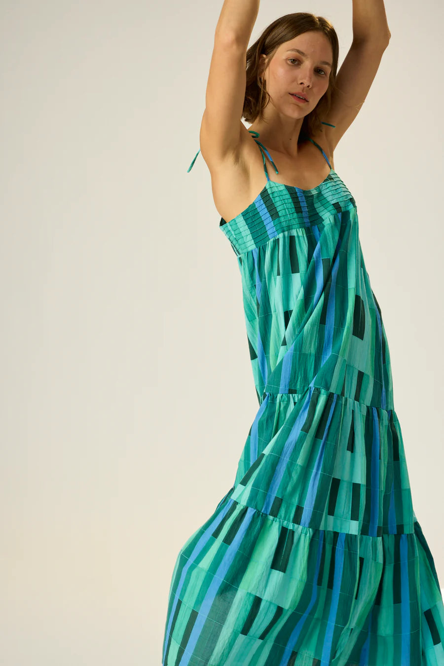 Natalie Martin Melanie Dress in Sea Glass Green