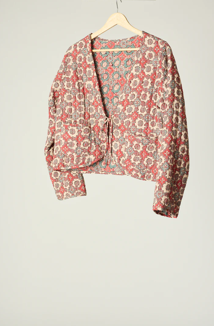Saskia Jacket in Spanish Tile Combo
