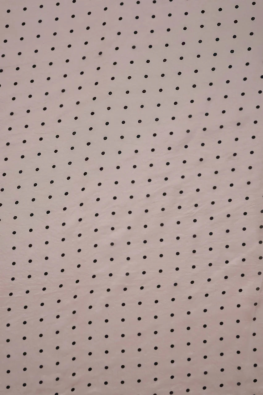 Square Scarf in Polka Dot Creama