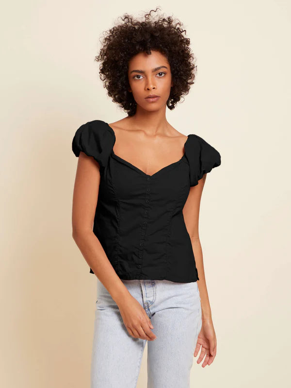 Angel Top in Jet Black