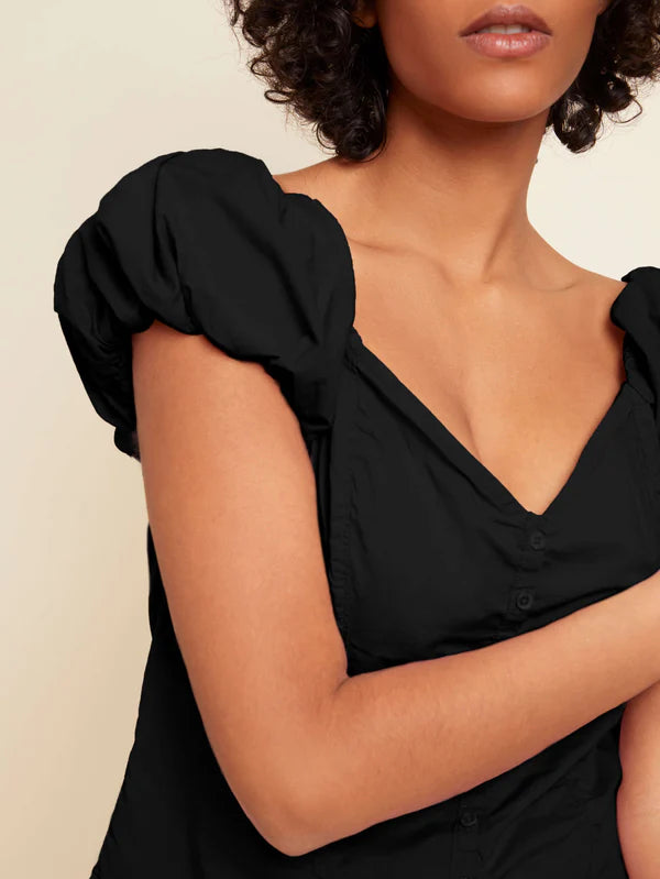 Angel Top in Jet Black