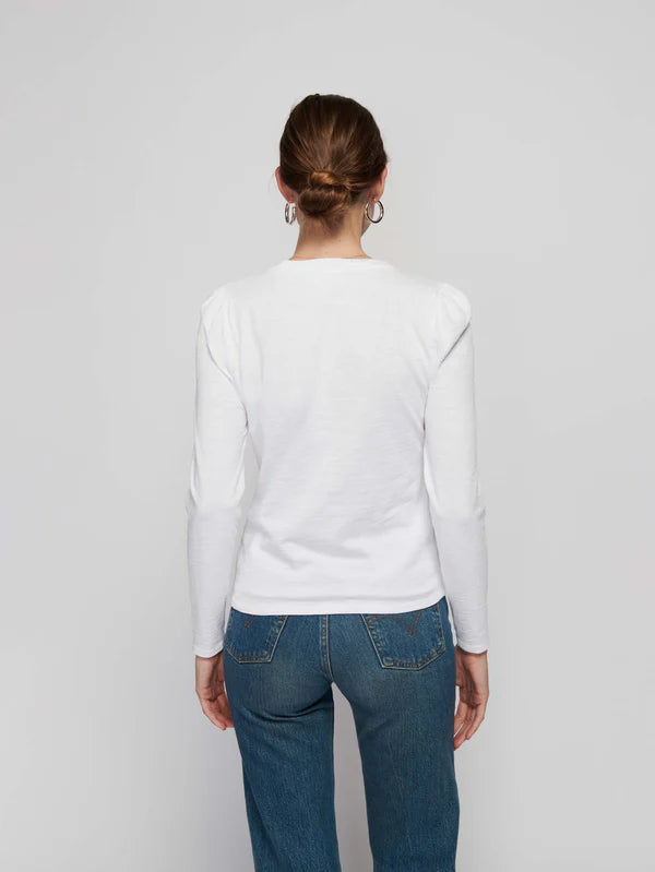 Dania Tee in Optic White