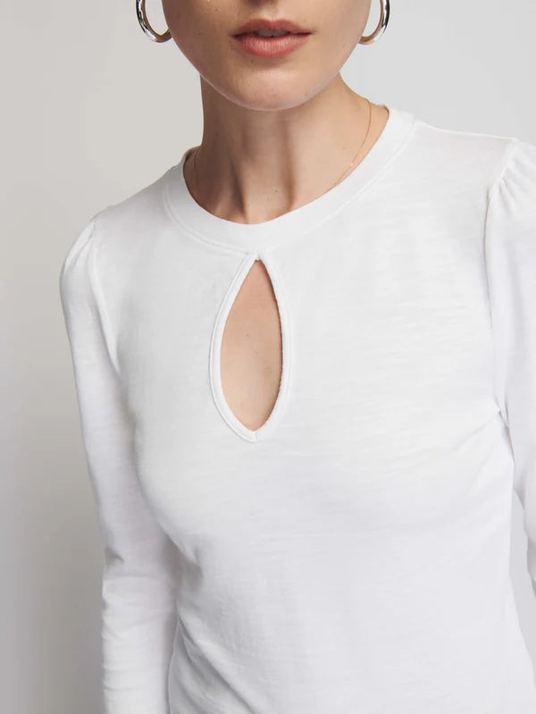 Dania Tee in Optic White