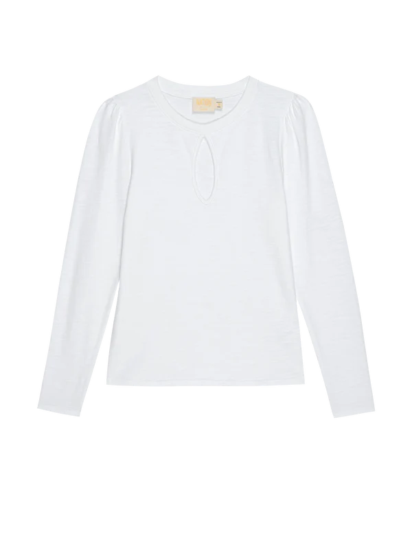 Dania Tee in Optic White
