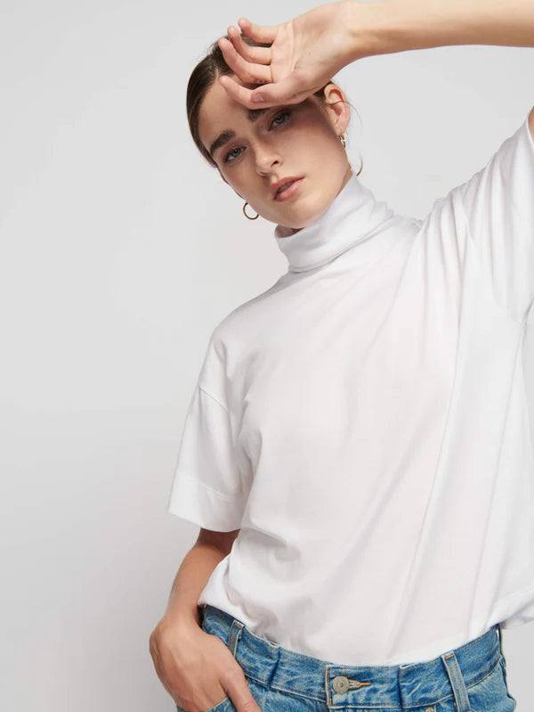 Fable Turtleneck in White